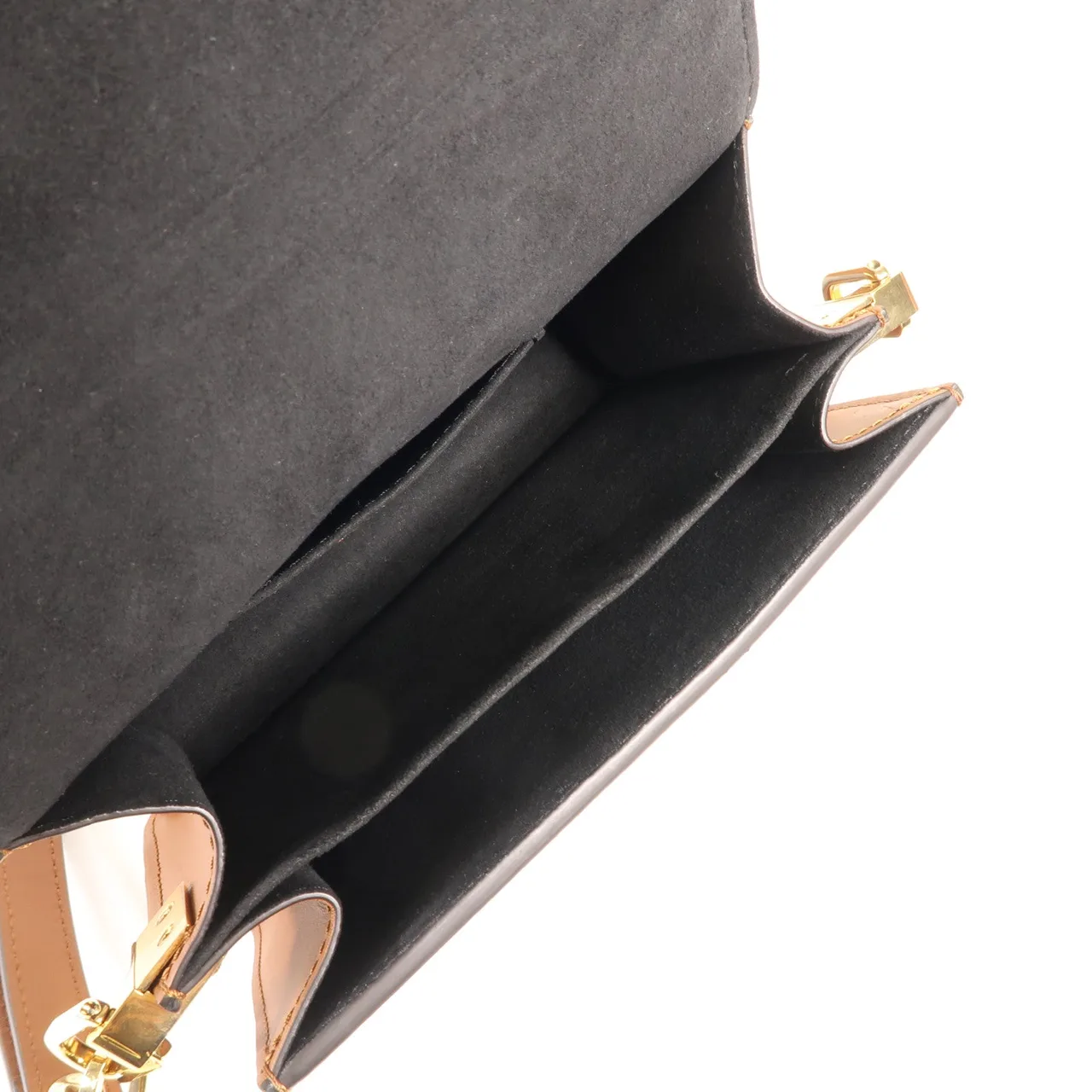 LOUIS VUITTON M55504 肩背包 牛皮 米色 / 棕色 牛皮 中古品A - 縮圖 17