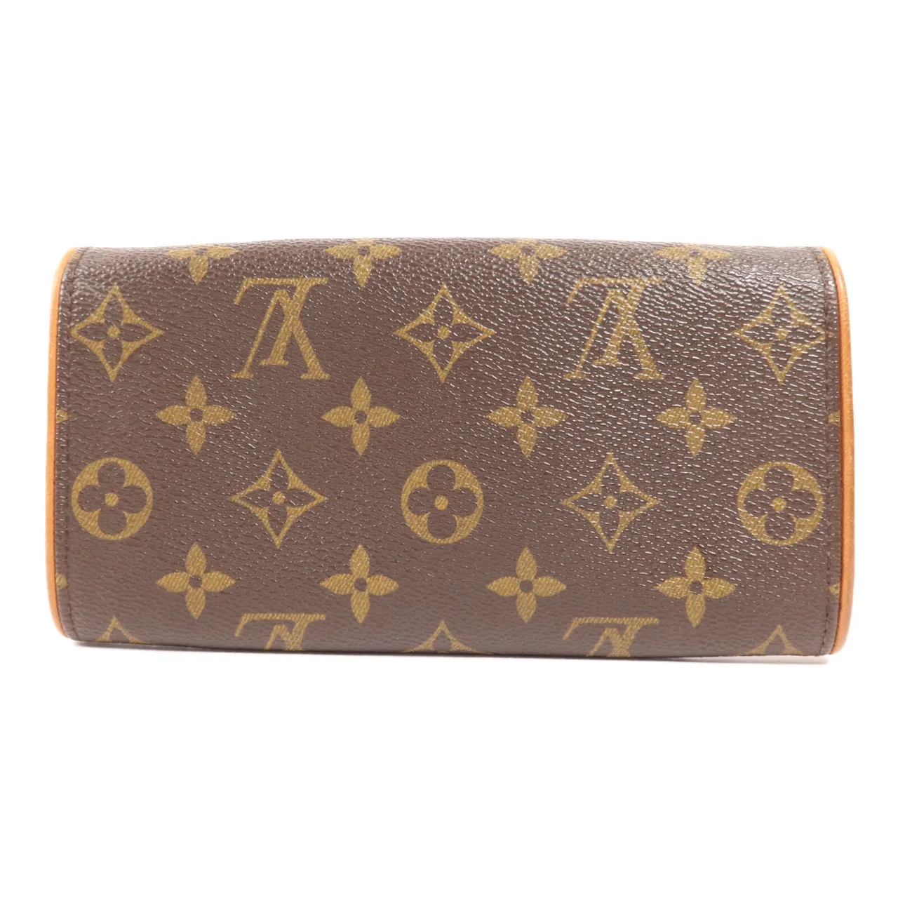 LOUIS VUITTON Pochette Twin M51854 肩背包 塗層帆布 棕色 塗層帆布 中古品B - 縮圖 2