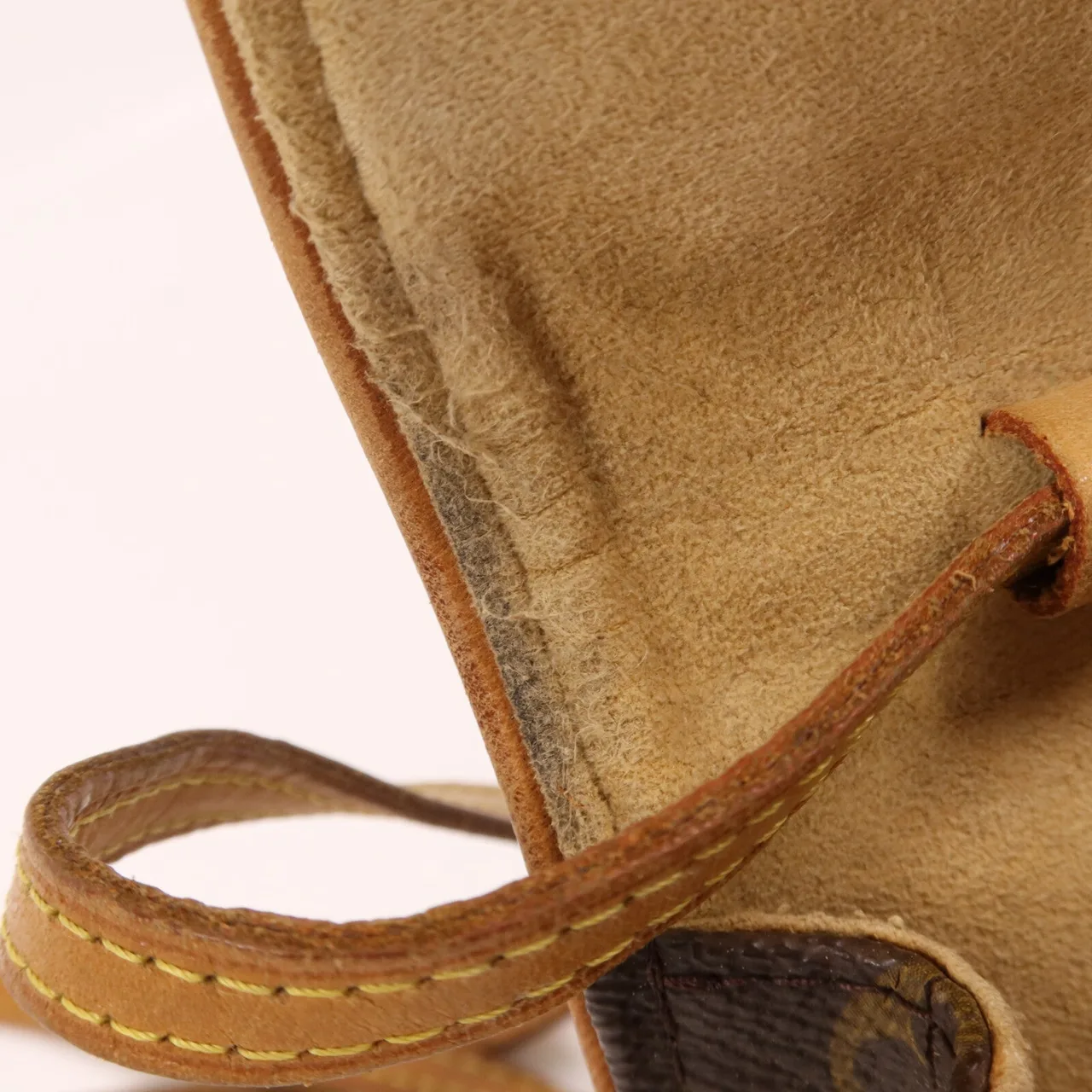 LOUIS VUITTON Pochette Twin M51854 肩背包 塗層帆布 棕色 塗層帆布 中古品B - 縮圖 14