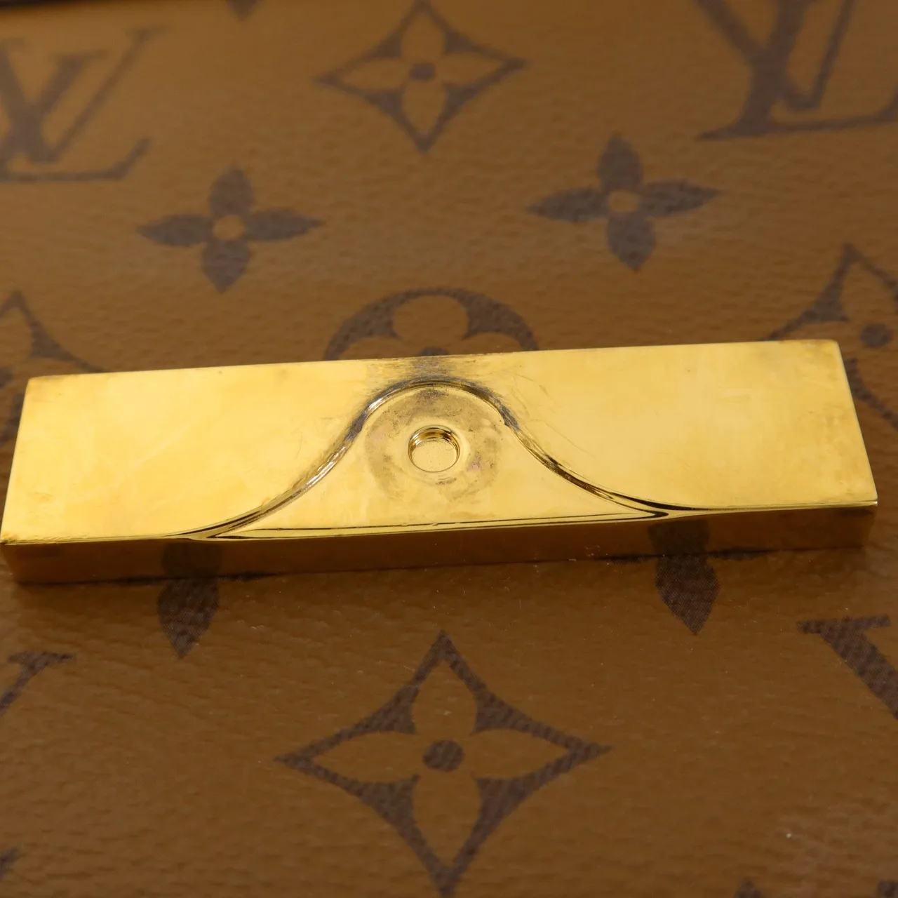 LOUIS VUITTON Mini Dauphine M44580 肩背包 塗層帆布 棕色 塗層帆布 中古品A - 縮圖 10