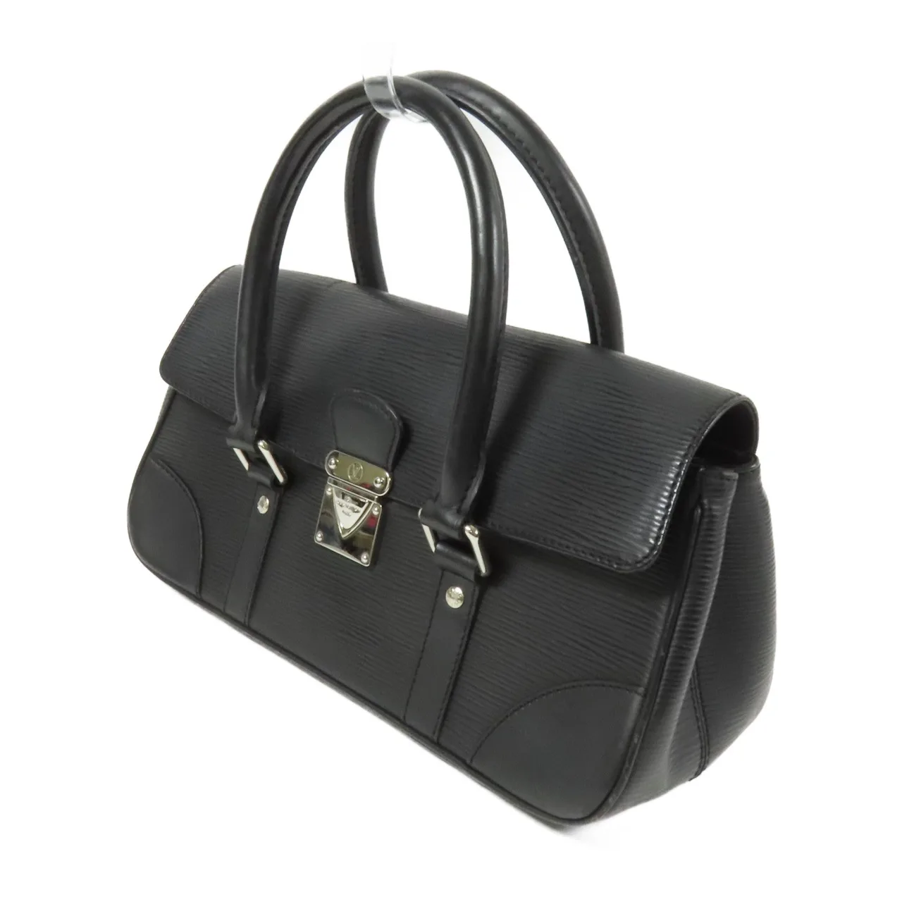 LOUIS VUITTON M58822 手提包 牛皮 黑色 牛皮 中古品B - 縮圖 3