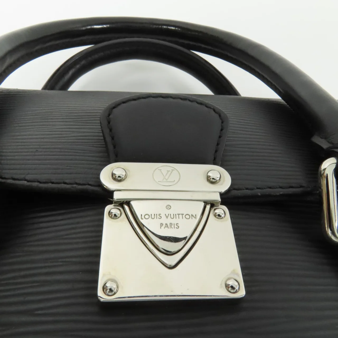 LOUIS VUITTON M58822 手提包 牛皮 黑色 牛皮 中古品B - 縮圖 7
