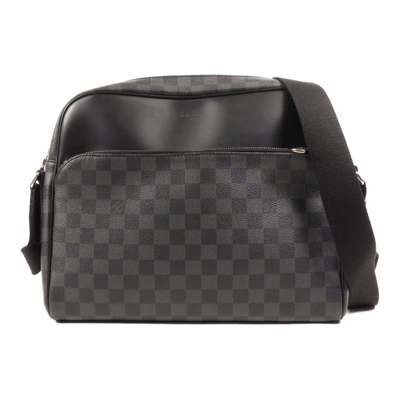 LOUIS VUITTON N41409 肩背包 塗層帆布 黑色