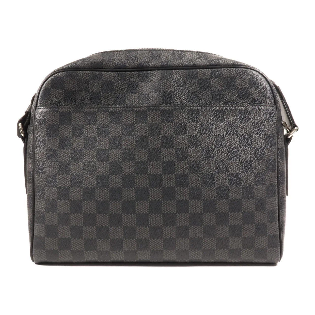 LOUIS VUITTON N41409 肩背包 塗層帆布 黑色 塗層帆布 中古品A - 縮圖 2