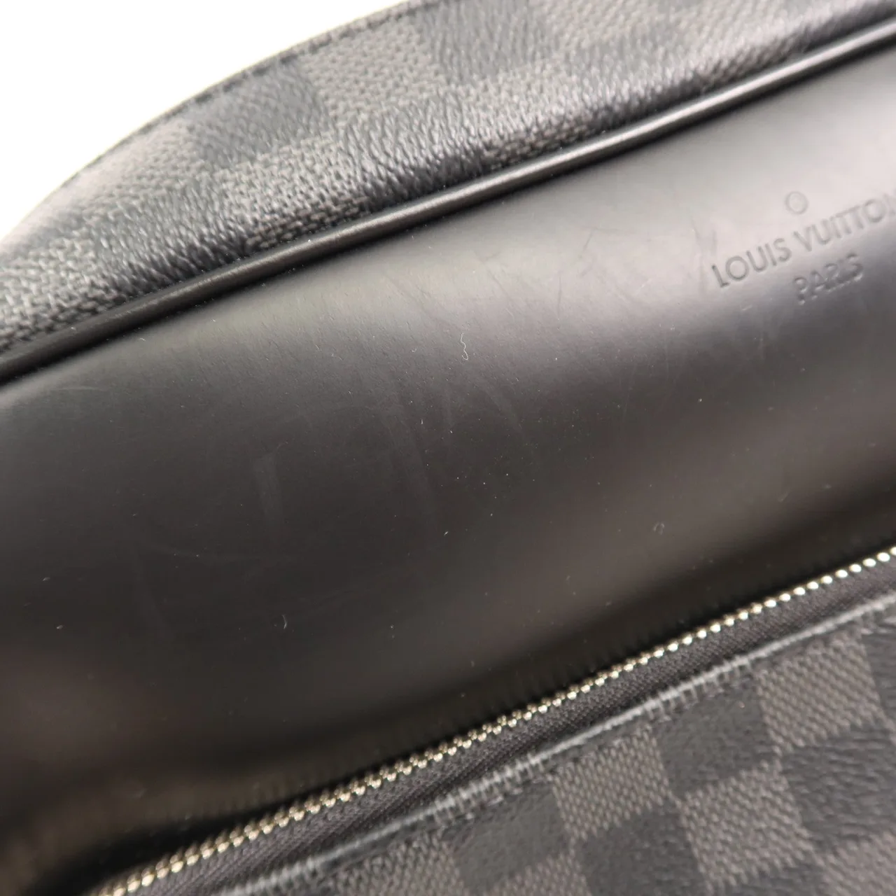 LOUIS VUITTON N41409 肩背包 塗層帆布 黑色 塗層帆布 中古品A - 縮圖 13