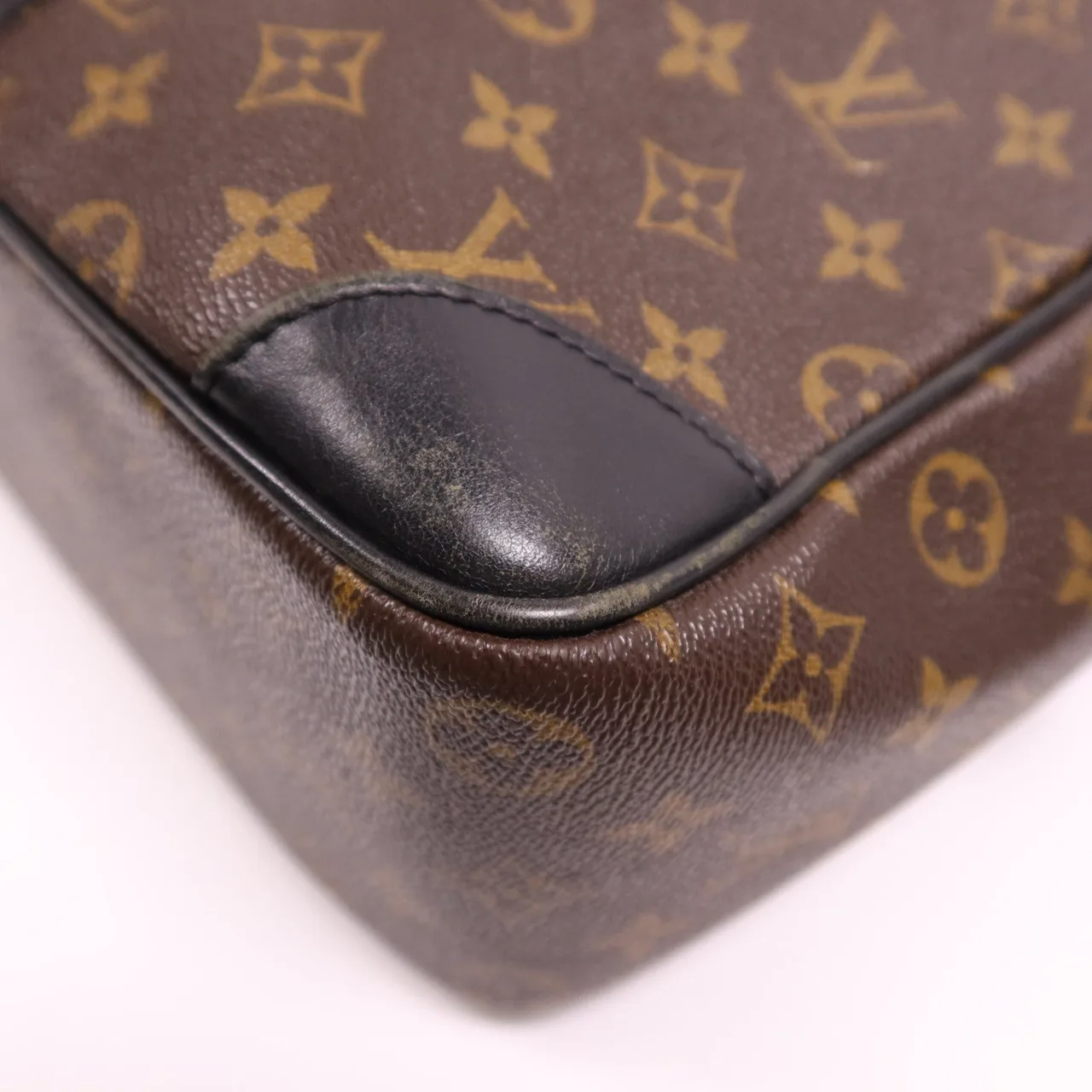 LOUIS VUITTON Porte Documents M40224 手提包 塗層帆布 棕色 塗層帆布 中古品B - 縮圖 5