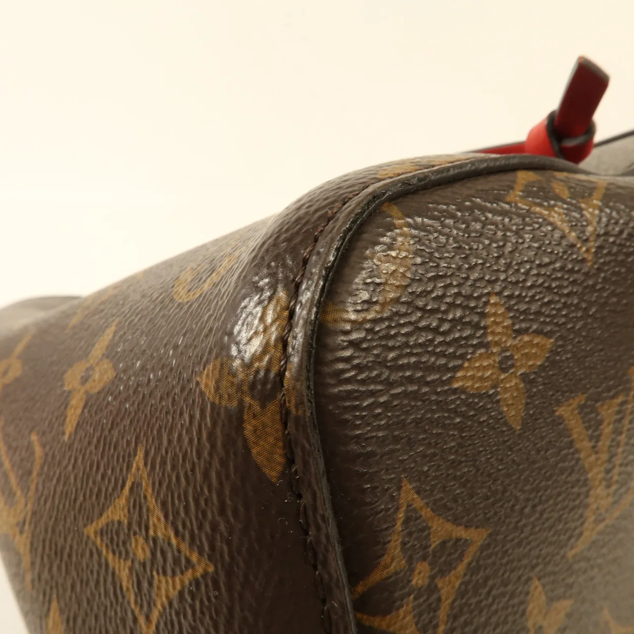 LOUIS VUITTON NeoNoe M44021 肩背包 塗層帆布 紅色 / Red 塗層帆布 中古品B - 縮圖 9