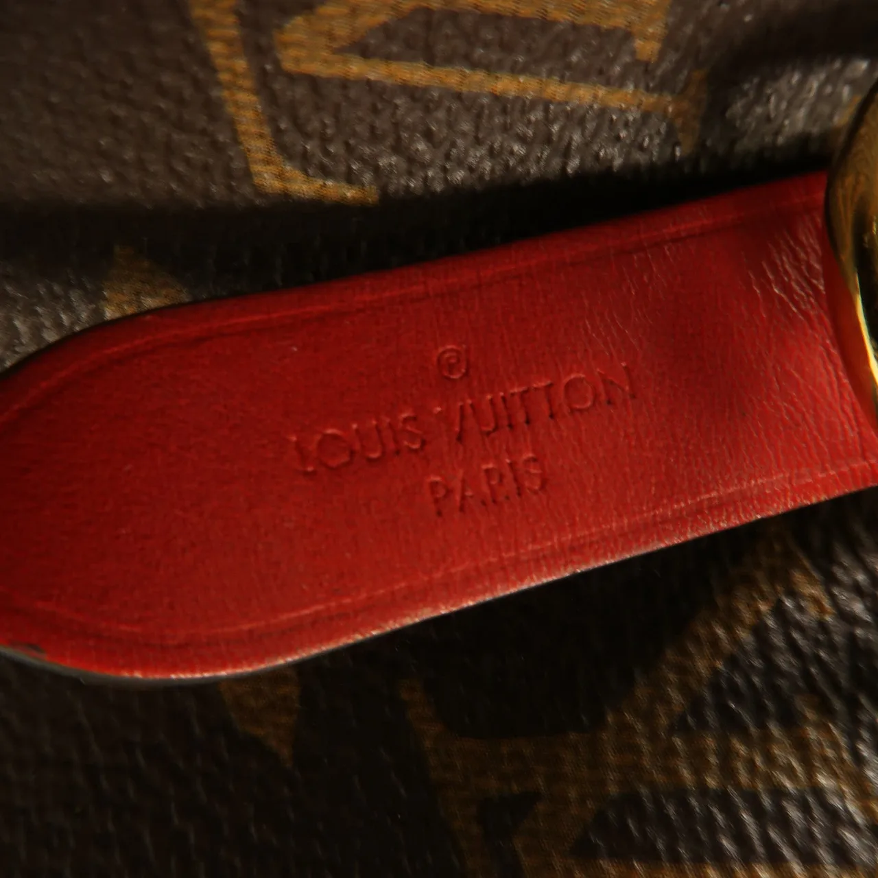 LOUIS VUITTON NeoNoe M44021 肩背包 塗層帆布 紅色 / Red 塗層帆布 中古品B - 縮圖 13