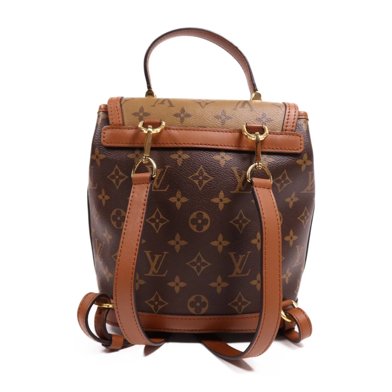 LOUIS VUITTON Dauphine M45142 兩用包 塗層帆布 棕色 塗層帆布 中古品A - 縮圖 2