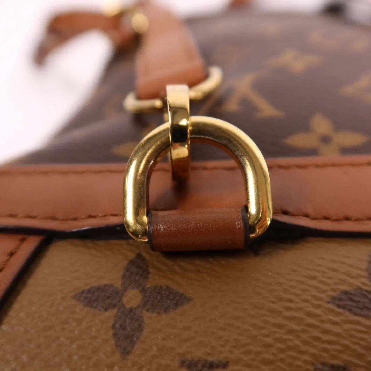 LOUIS VUITTON Dauphine M45142 兩用包 塗層帆布 棕色 塗層帆布 中古品A - 縮圖 14