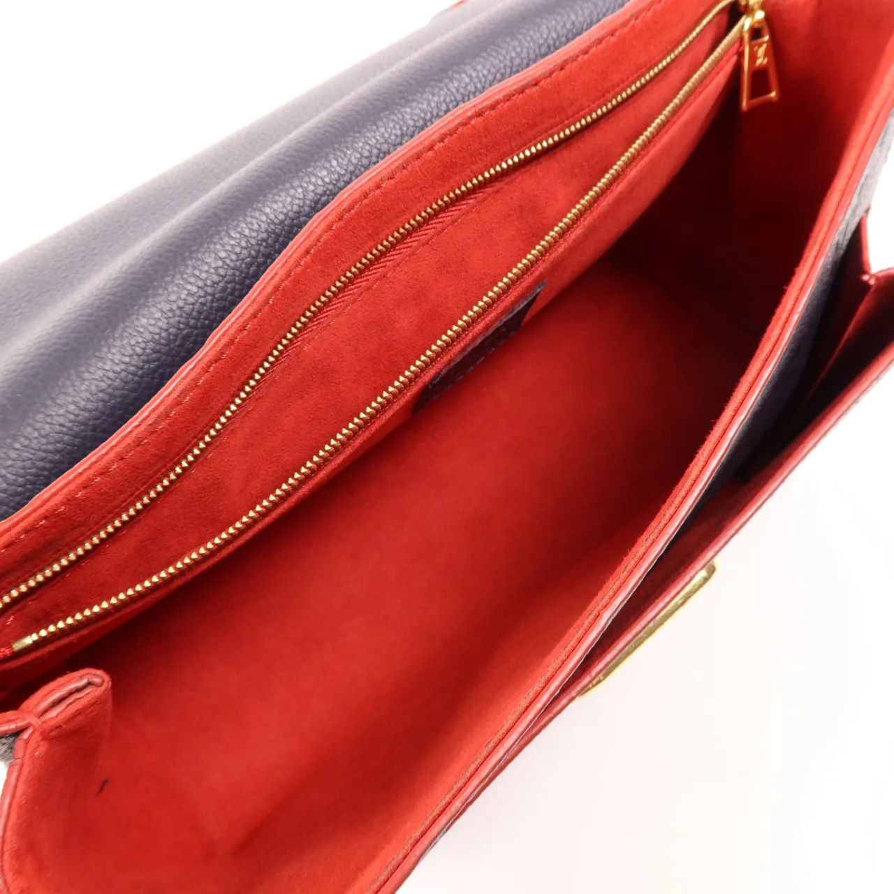 LOUIS VUITTON Vavin M52271 肩背包 牛皮 海軍藍 / Blue/Red 牛皮 中古品B - 縮圖 5