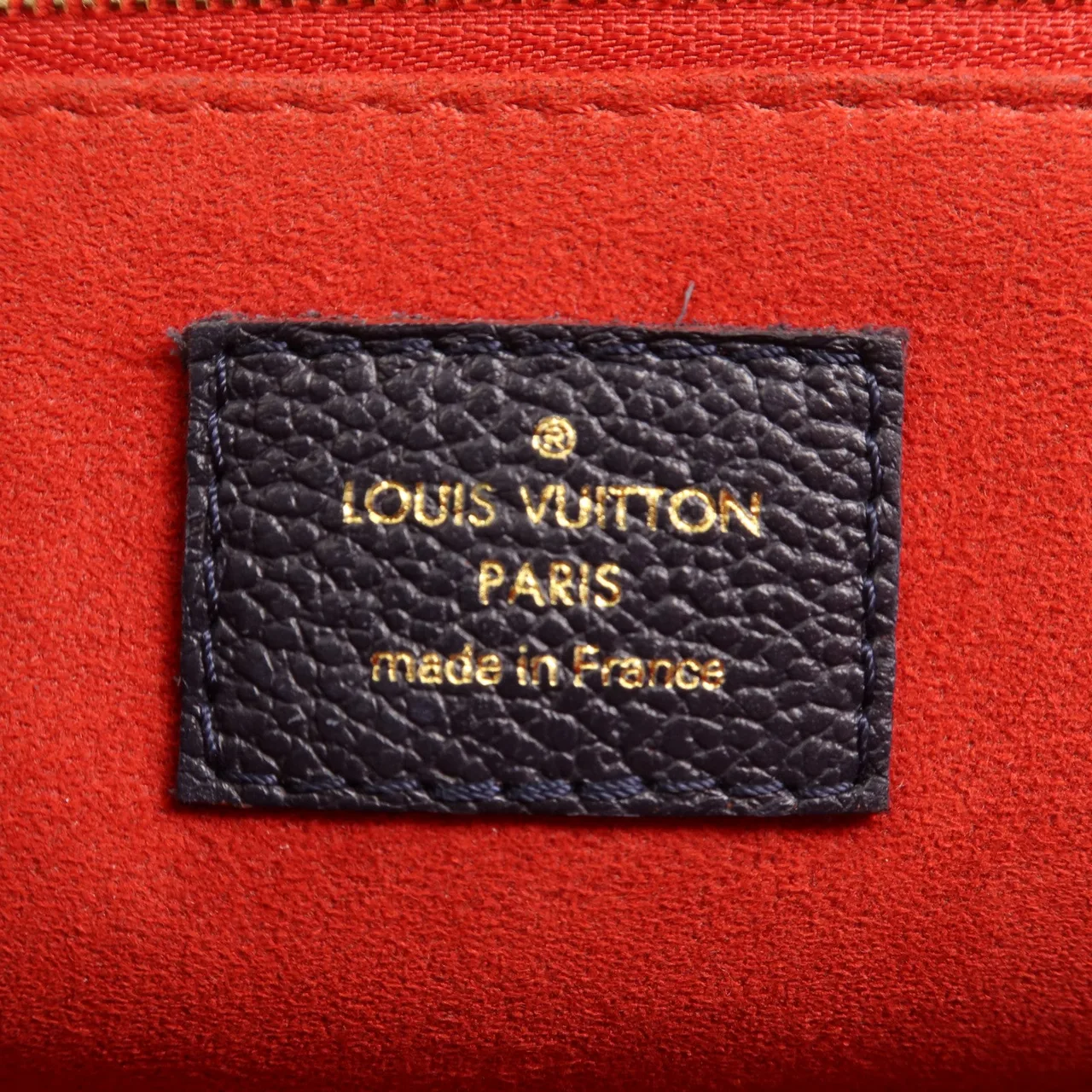 LOUIS VUITTON Vavin M52271 肩背包 牛皮 海軍藍 / Blue/Red 牛皮 中古品B - 縮圖 6