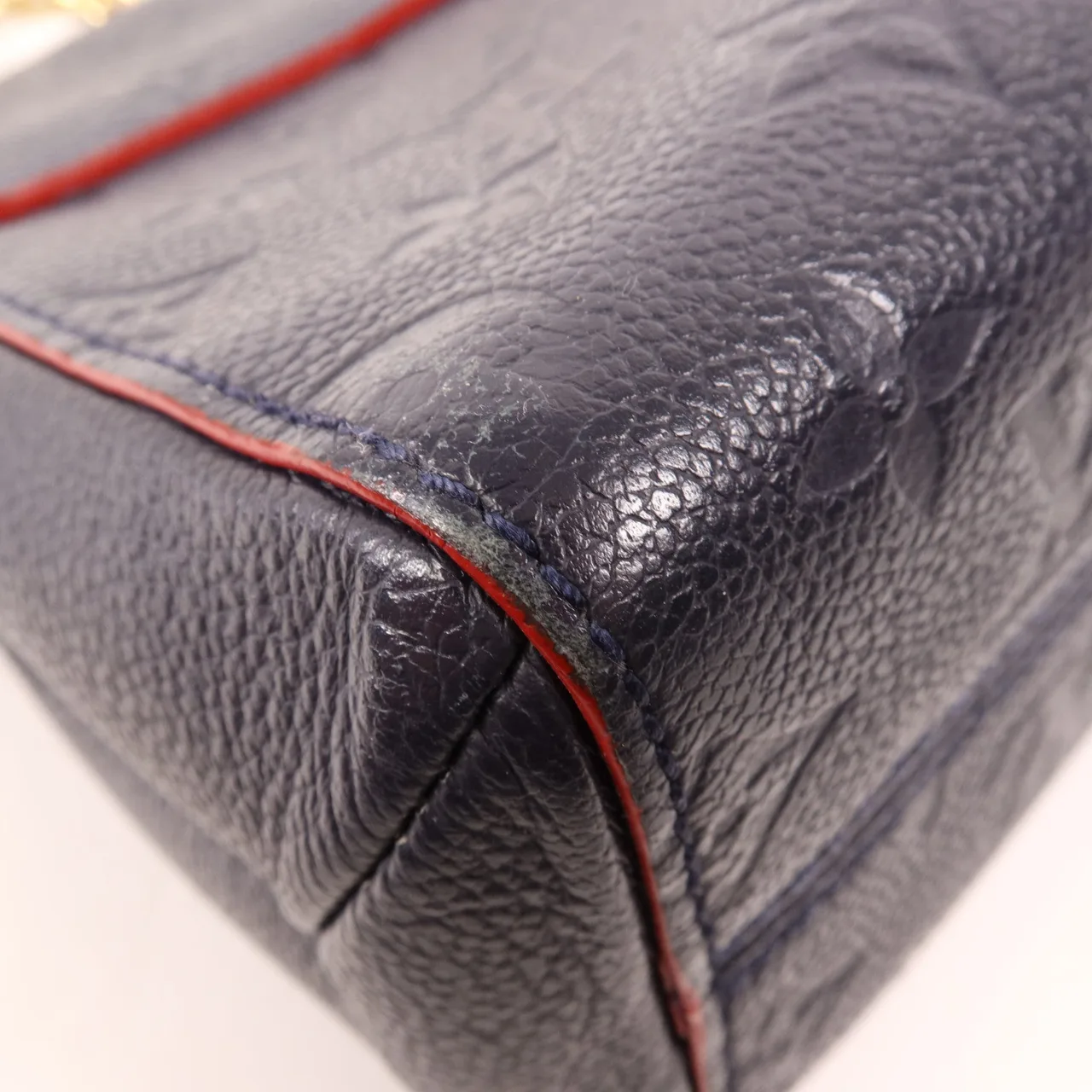 LOUIS VUITTON Vavin M52271 肩背包 牛皮 海軍藍 / Blue/Red 牛皮 中古品B - 縮圖 12