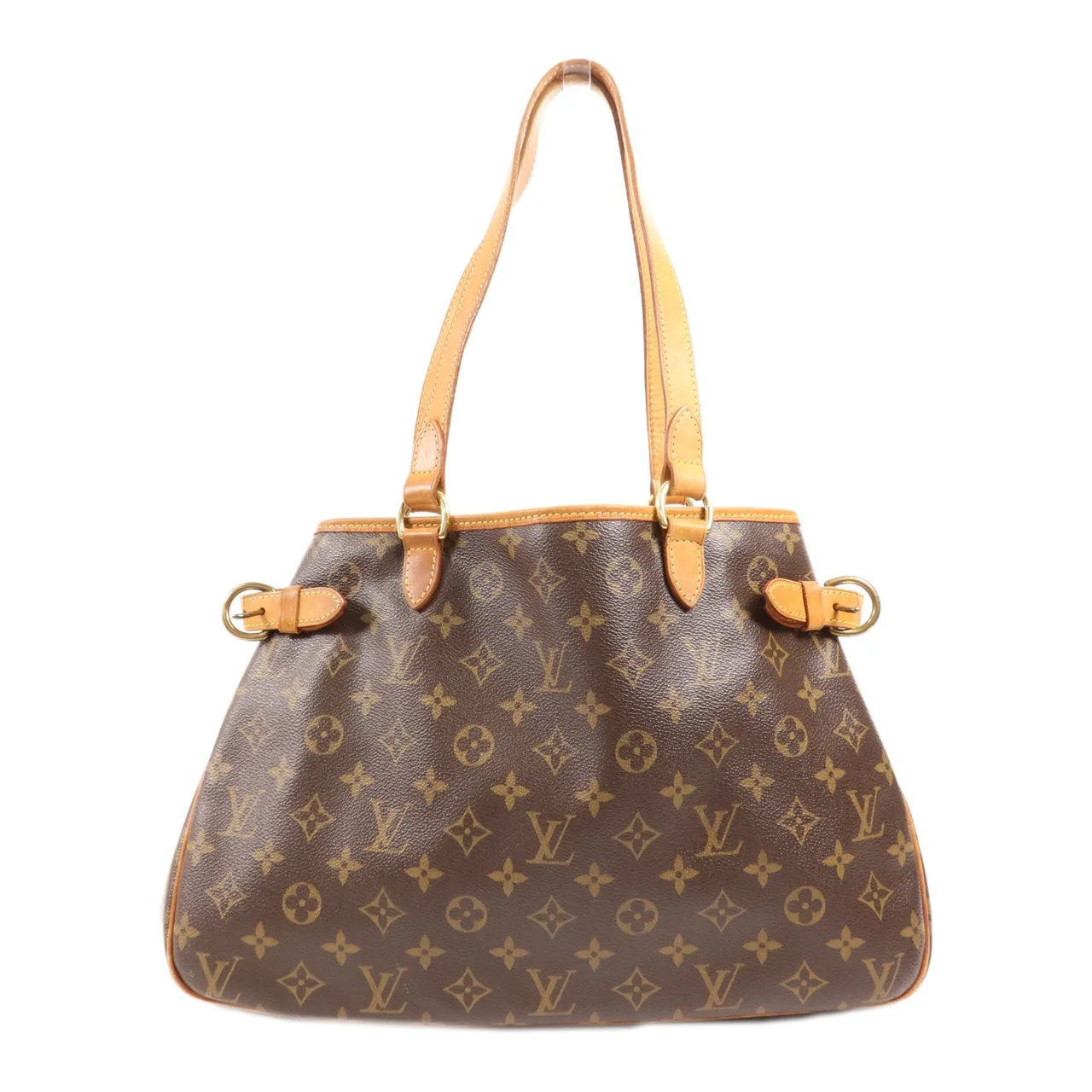 LOUIS VUITTON Batignolles M51154 肩背包 塗層帆布 棕色