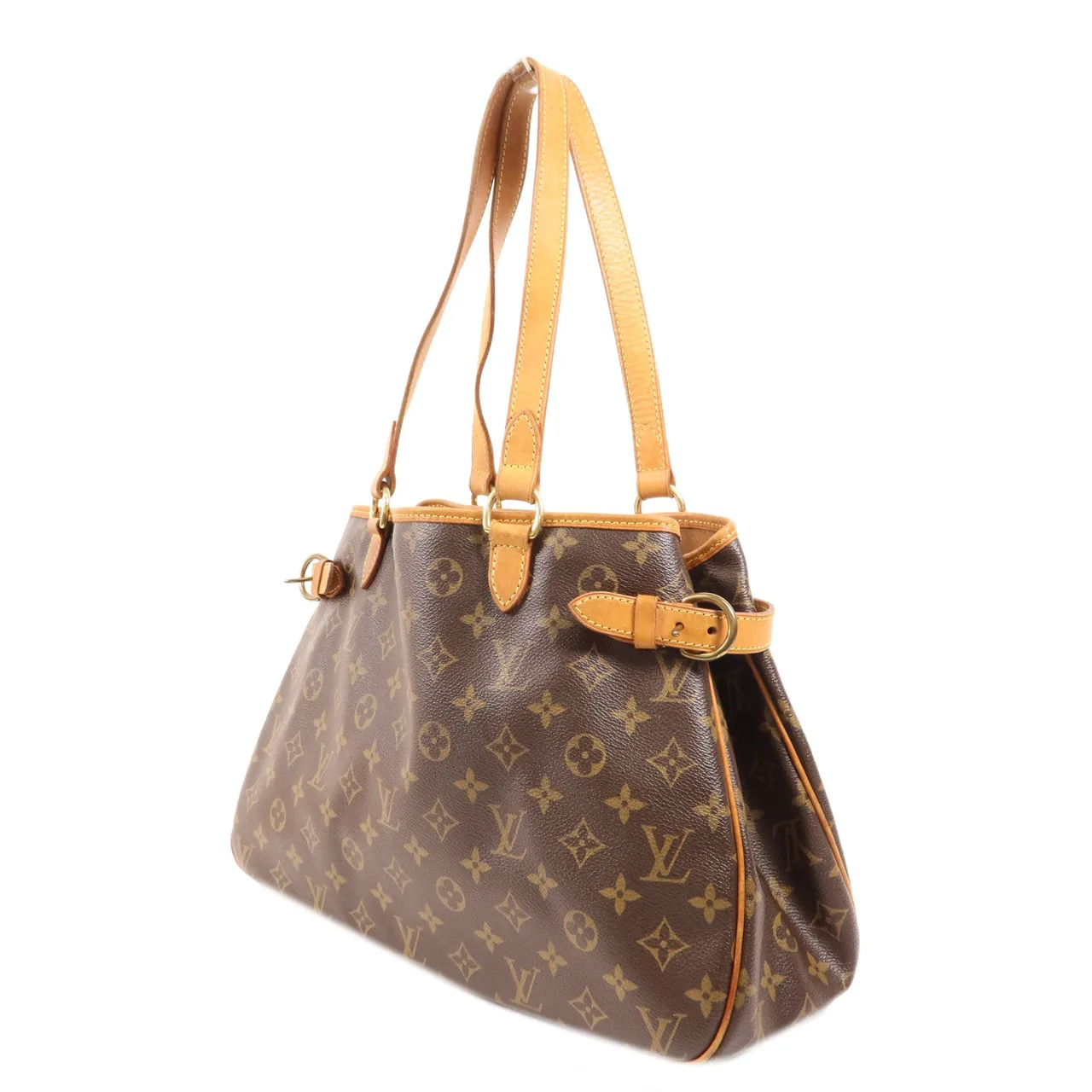 LOUIS VUITTON Batignolles M51154 肩背包 塗層帆布 棕色 塗層帆布 中古品B - 縮圖 3