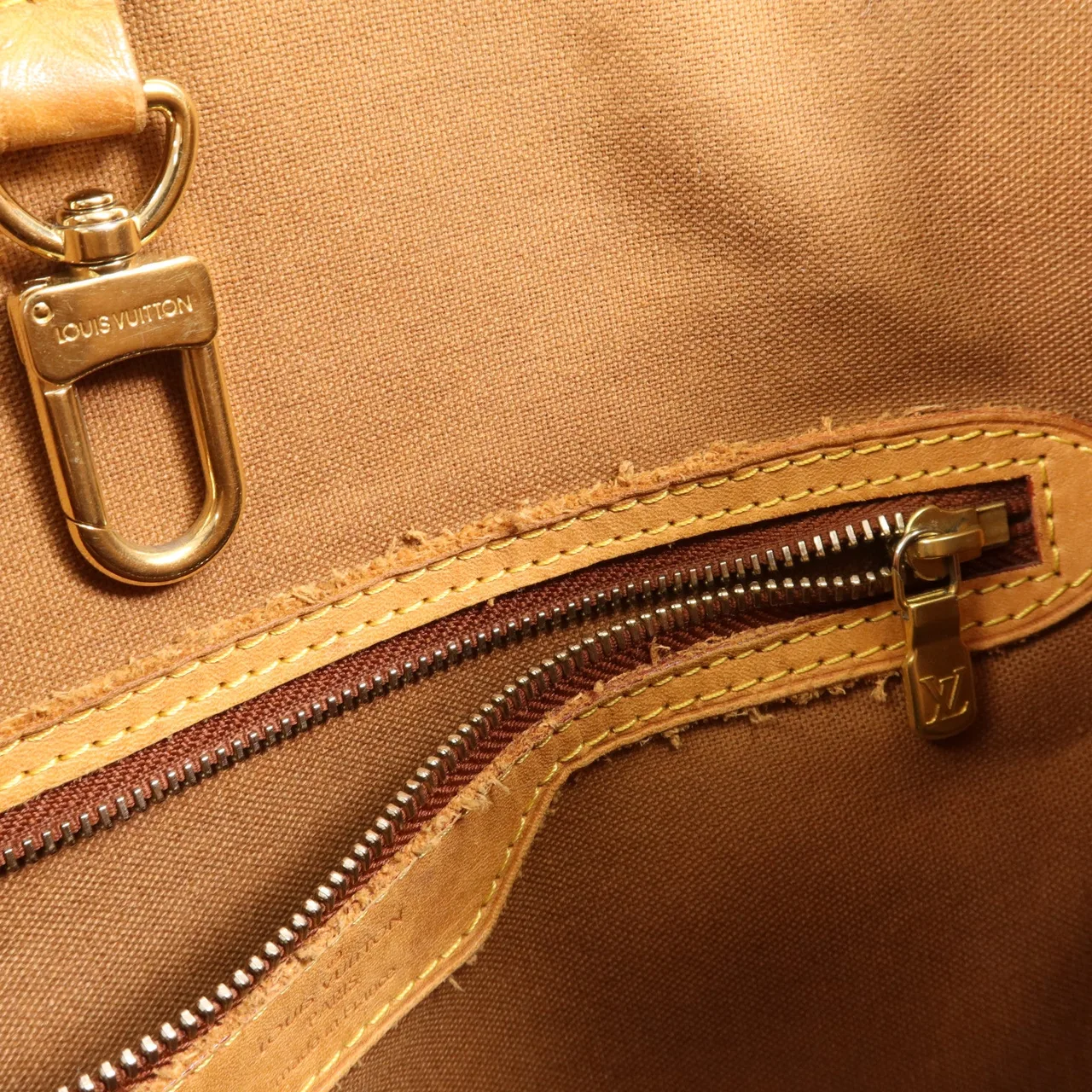 LOUIS VUITTON Batignolles M51154 肩背包 塗層帆布 棕色 塗層帆布 中古品B - 縮圖 17