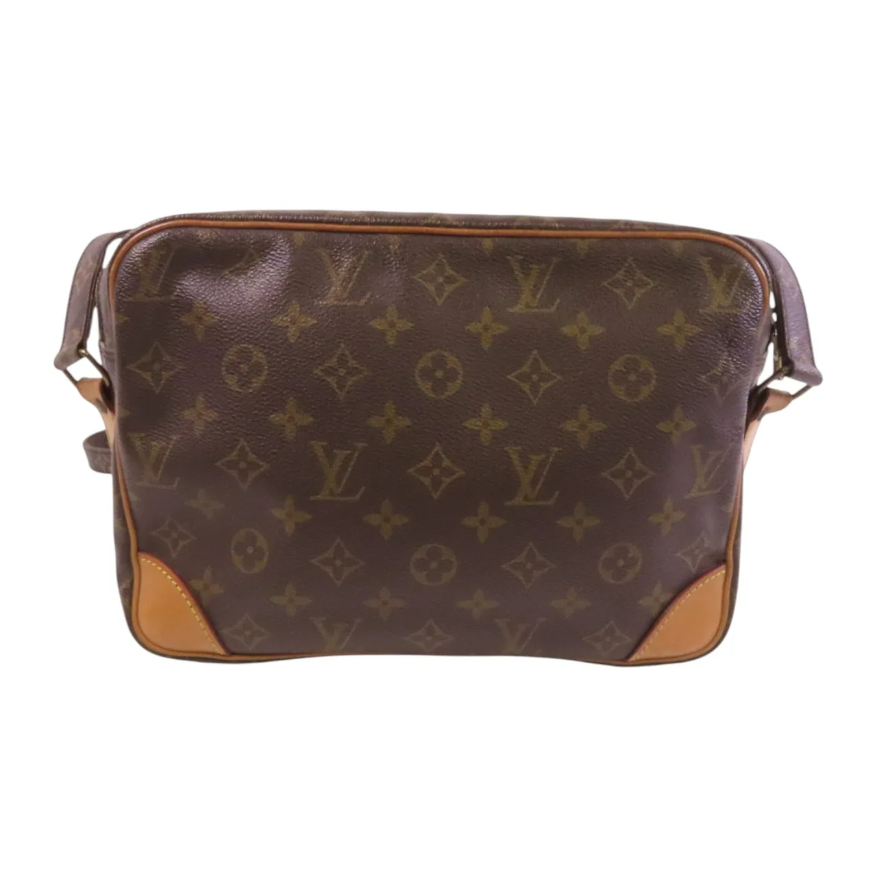 LOUIS VUITTON Nile M45244 肩背包 塗層帆布 棕色 塗層帆布 中古品B - 縮圖 2