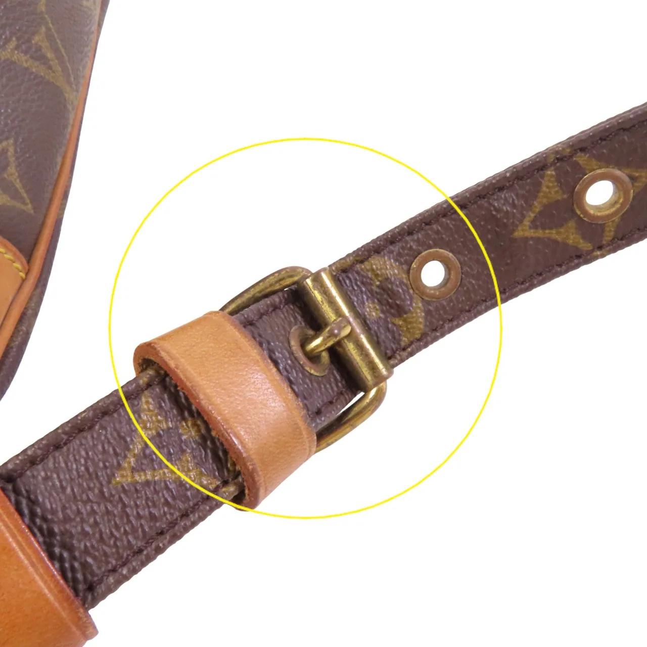 LOUIS VUITTON Nile M45244 肩背包 塗層帆布 棕色 塗層帆布 中古品B - 縮圖 22