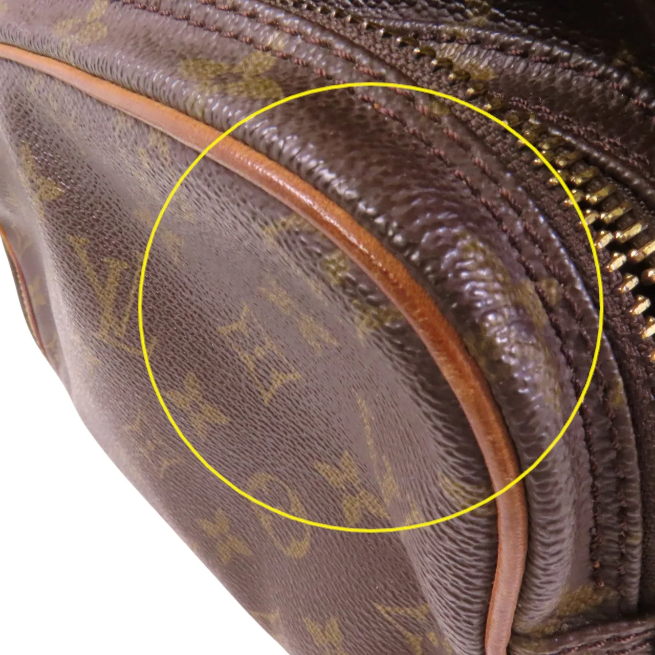 LOUIS VUITTON Nile M45244 肩背包 塗層帆布 棕色 塗層帆布 中古品B - 縮圖 25