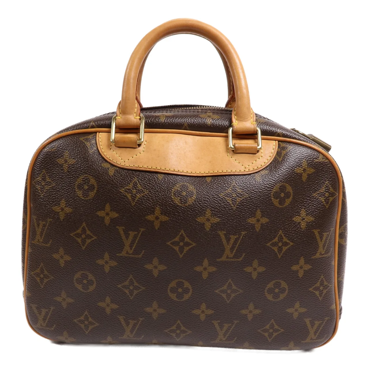 LOUIS VUITTON Trouville M42228 手提包 塗層帆布 棕色 塗層帆布 中古品B - 縮圖 2