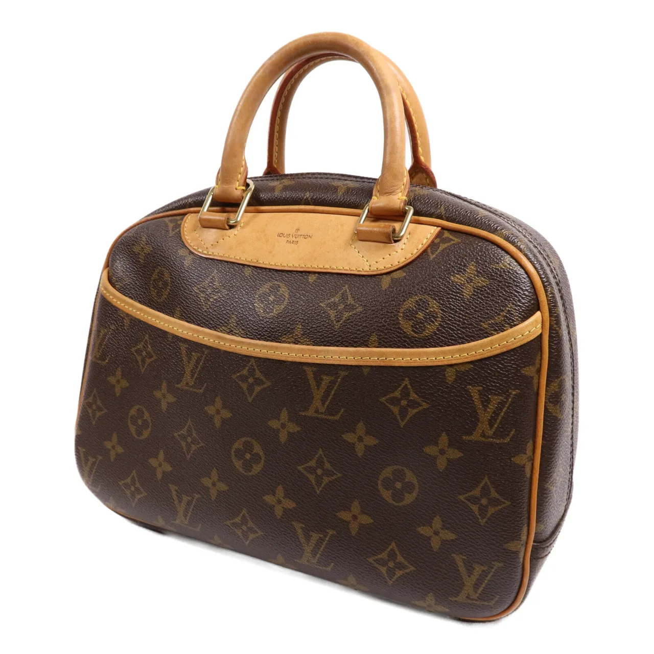 LOUIS VUITTON Trouville M42228 手提包 塗層帆布 棕色 塗層帆布 中古品B - 縮圖 3