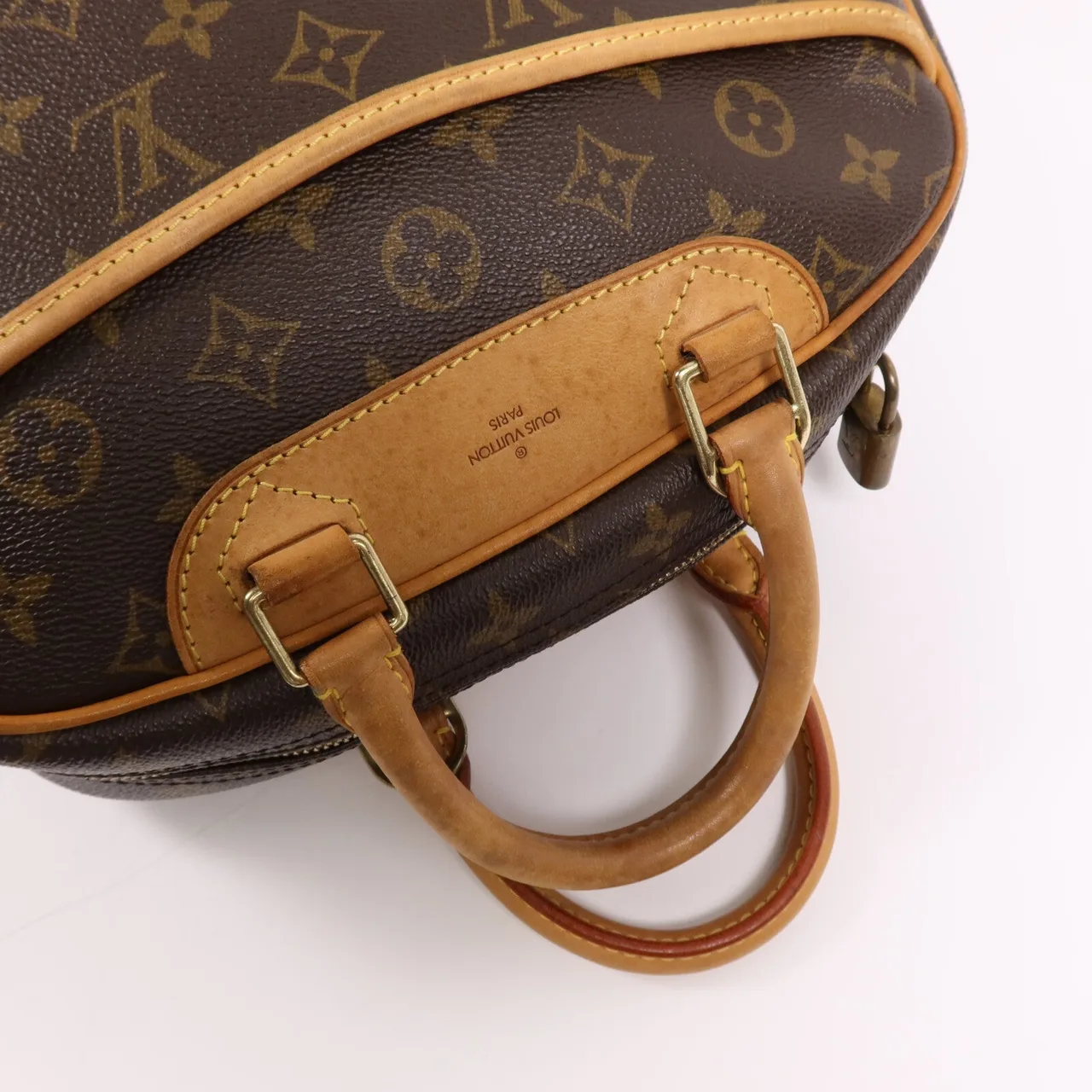 LOUIS VUITTON Trouville M42228 手提包 塗層帆布 棕色 塗層帆布 中古品B - 縮圖 8