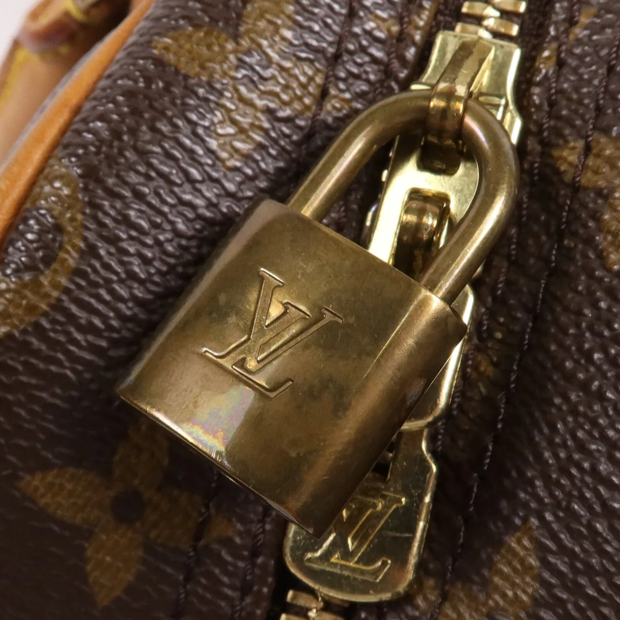 LOUIS VUITTON Trouville M42228 手提包 塗層帆布 棕色 塗層帆布 中古品B - 縮圖 12