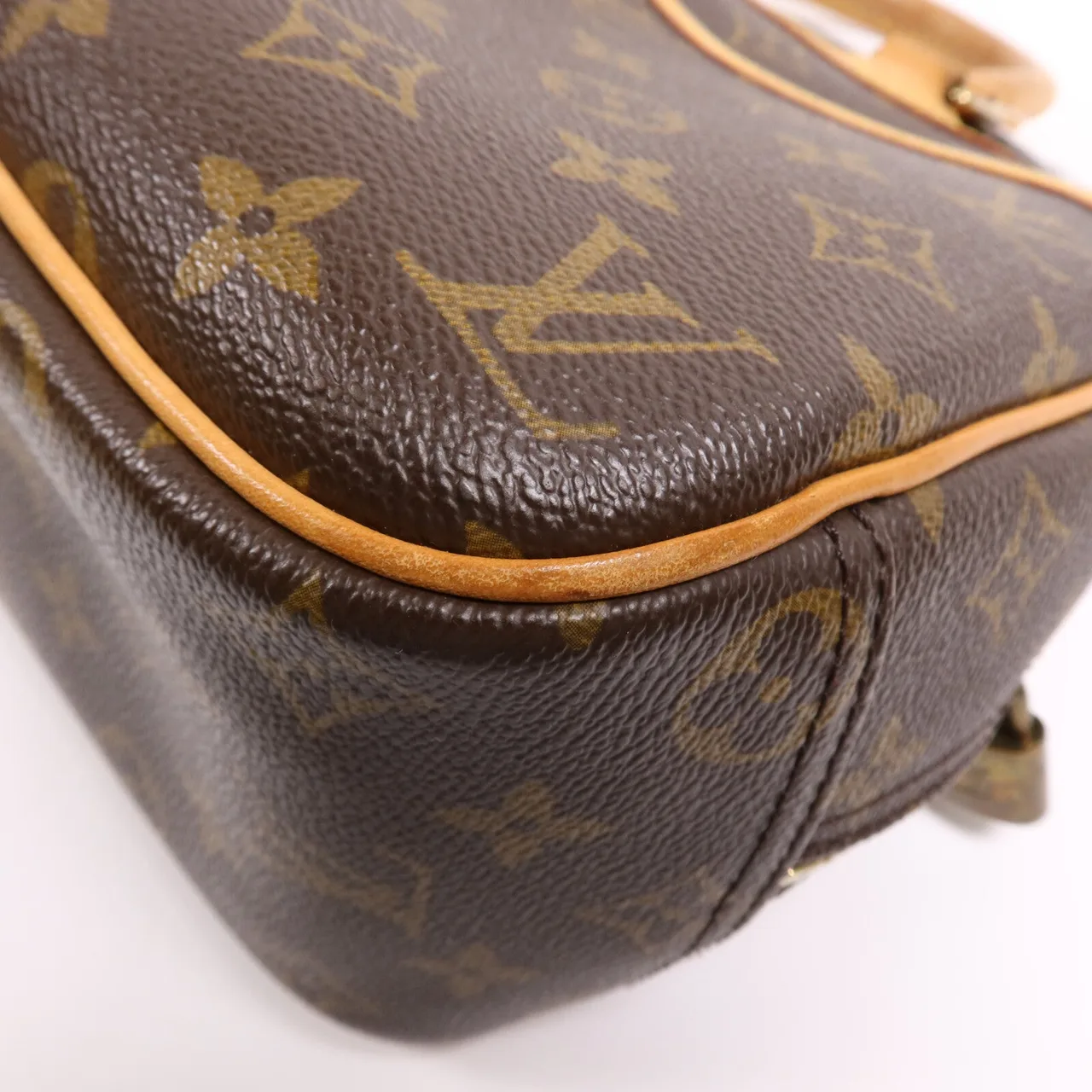 LOUIS VUITTON Trouville M42228 手提包 塗層帆布 棕色 塗層帆布 中古品B - 縮圖 15