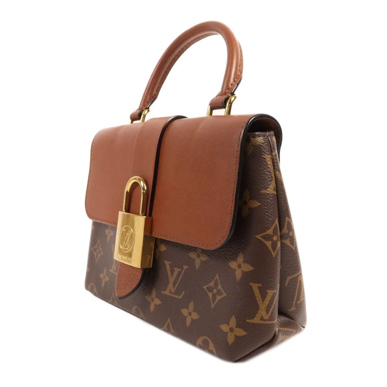 LOUIS VUITTON Locky M44654 兩用包 塗層帆布 棕色 塗層帆布 中古品B - 縮圖 3