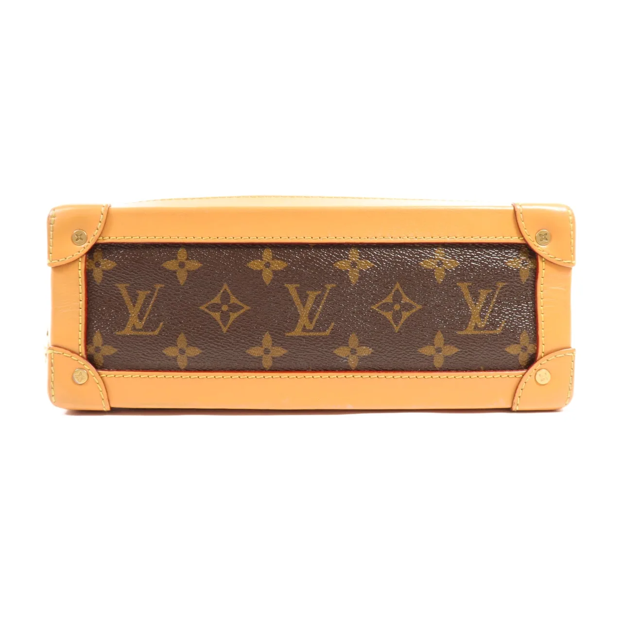 LOUIS VUITTON Soft Trunk M44660 肩背包 塗層帆布 棕色 塗層帆布 中古品B - 縮圖 4