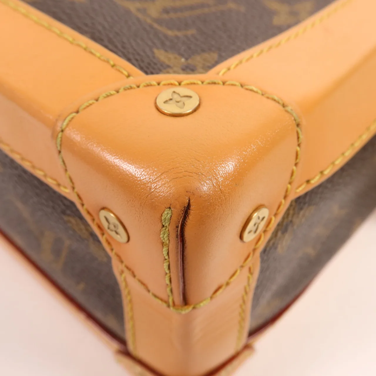 LOUIS VUITTON Soft Trunk M44660 肩背包 塗層帆布 棕色 塗層帆布 中古品B - 縮圖 9