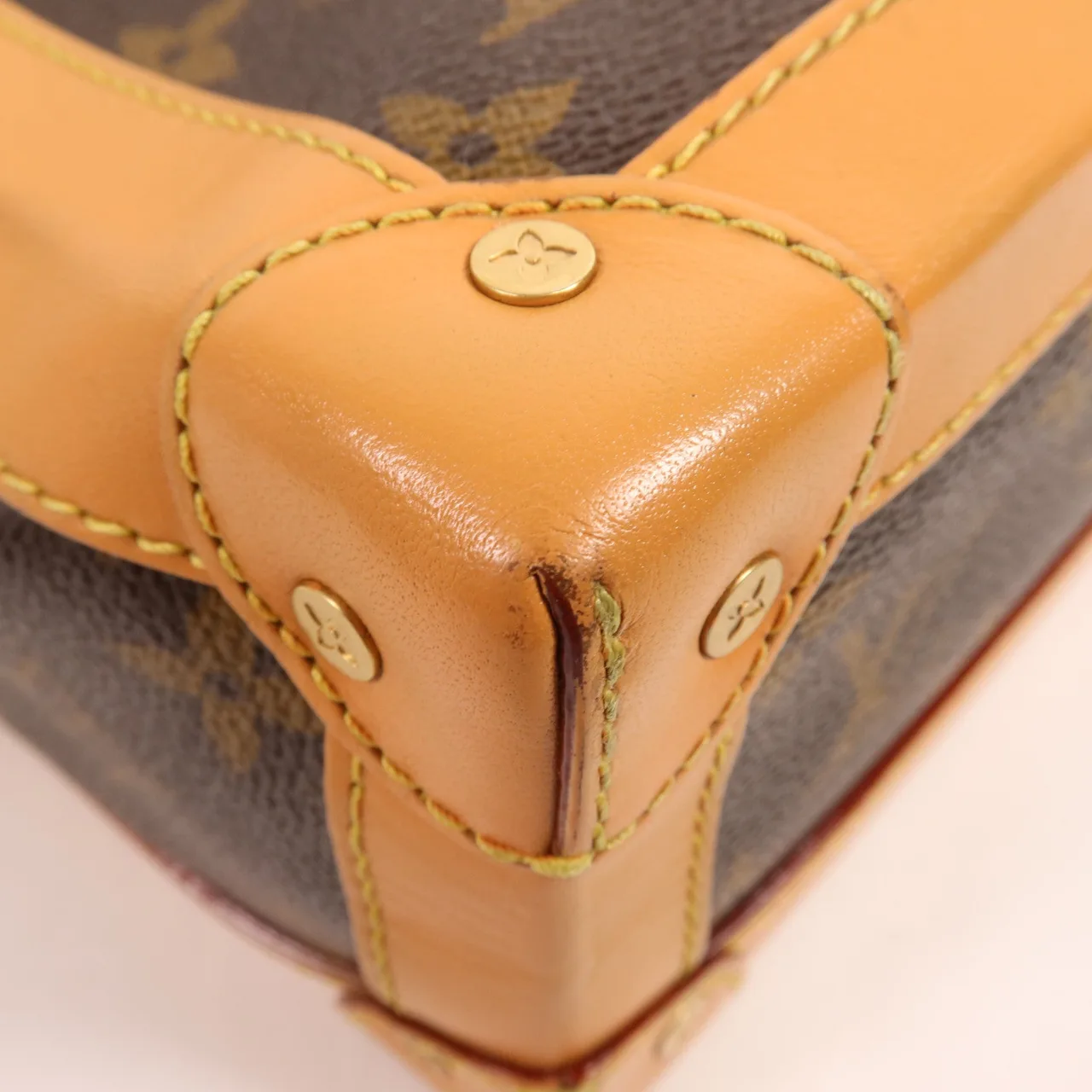 LOUIS VUITTON Soft Trunk M44660 肩背包 塗層帆布 棕色 塗層帆布 中古品B - 縮圖 10