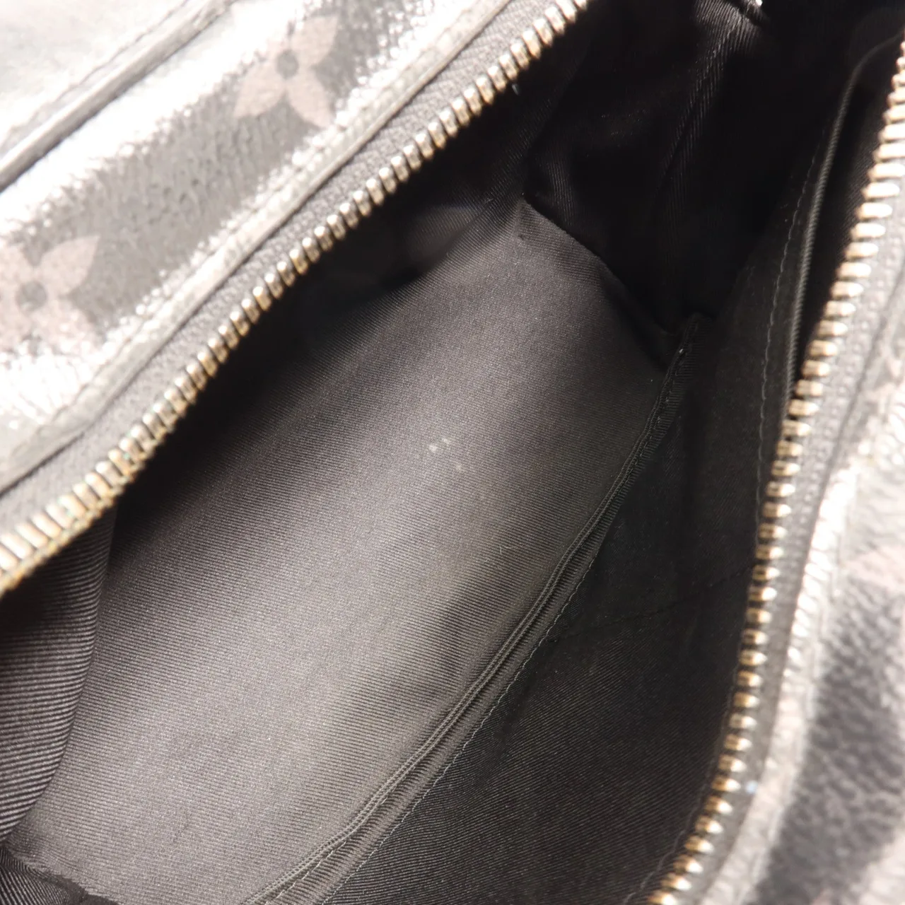 LOUIS VUITTON Soft Trunk M44730 肩背包 塗層帆布 黑色 塗層帆布 中古品B - 縮圖 5