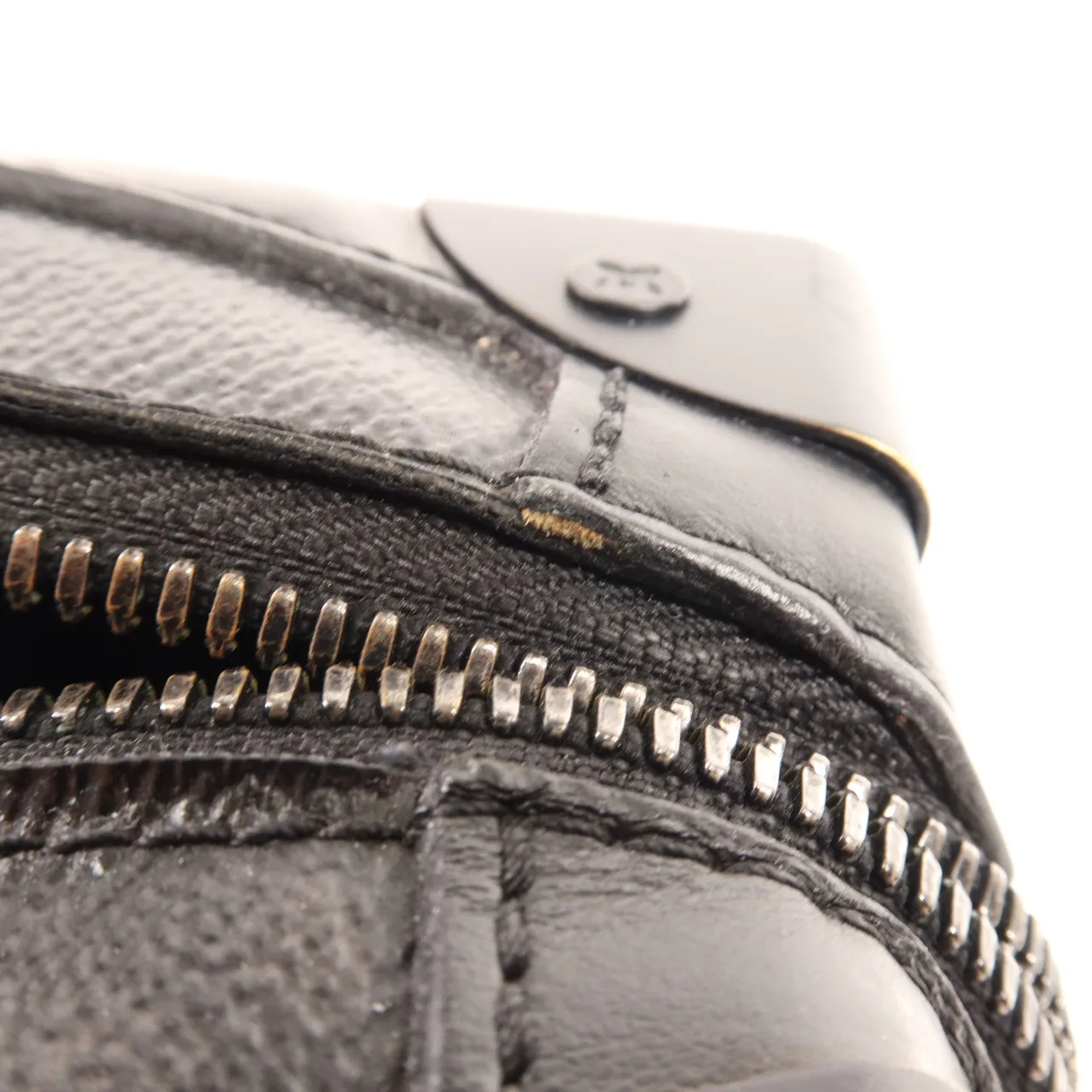 LOUIS VUITTON Soft Trunk M44730 肩背包 塗層帆布 黑色 塗層帆布 中古品B - 縮圖 14