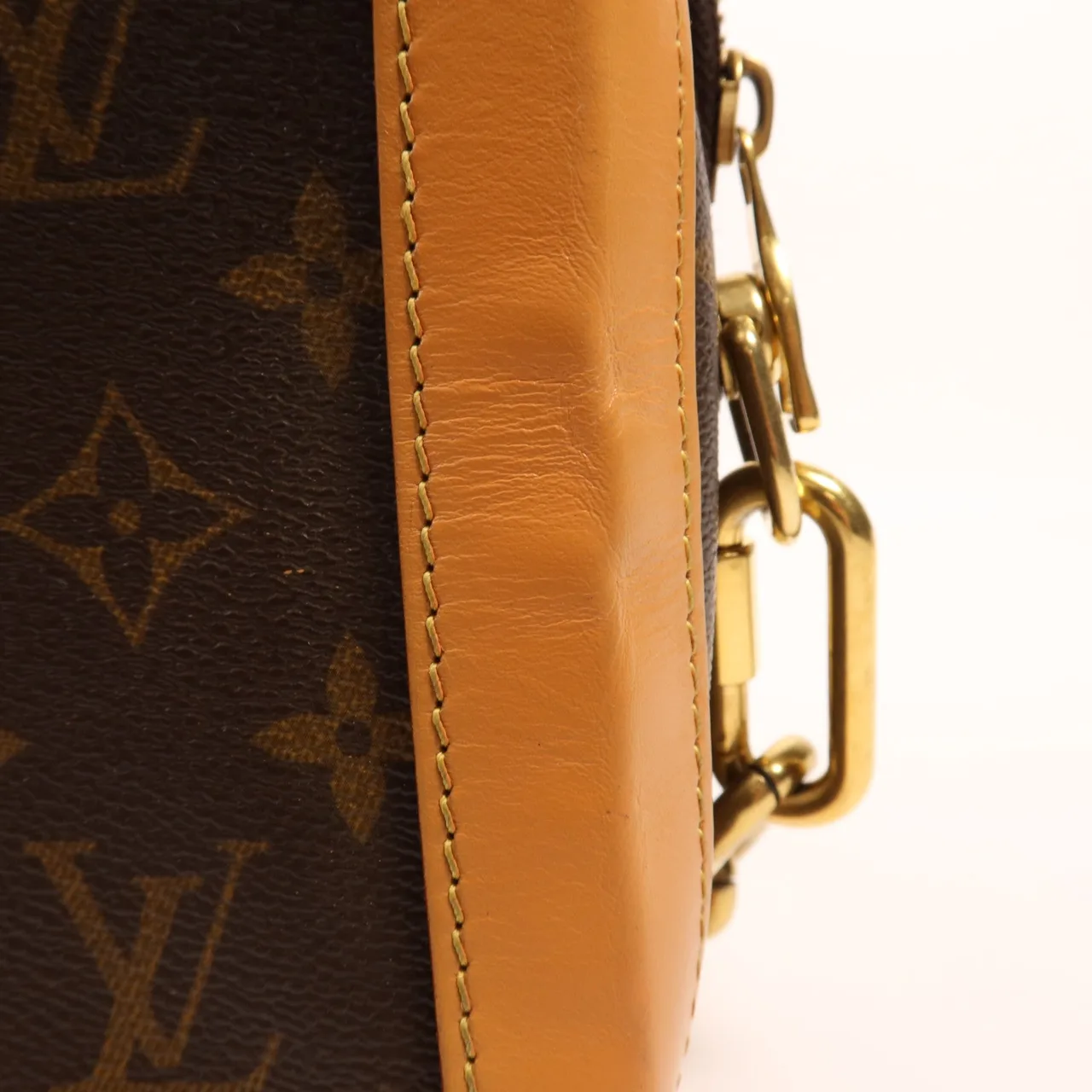 LOUIS VUITTON Soft Trunk M44660 肩背包 塗層帆布 棕色 塗層帆布 中古品B - 縮圖 16