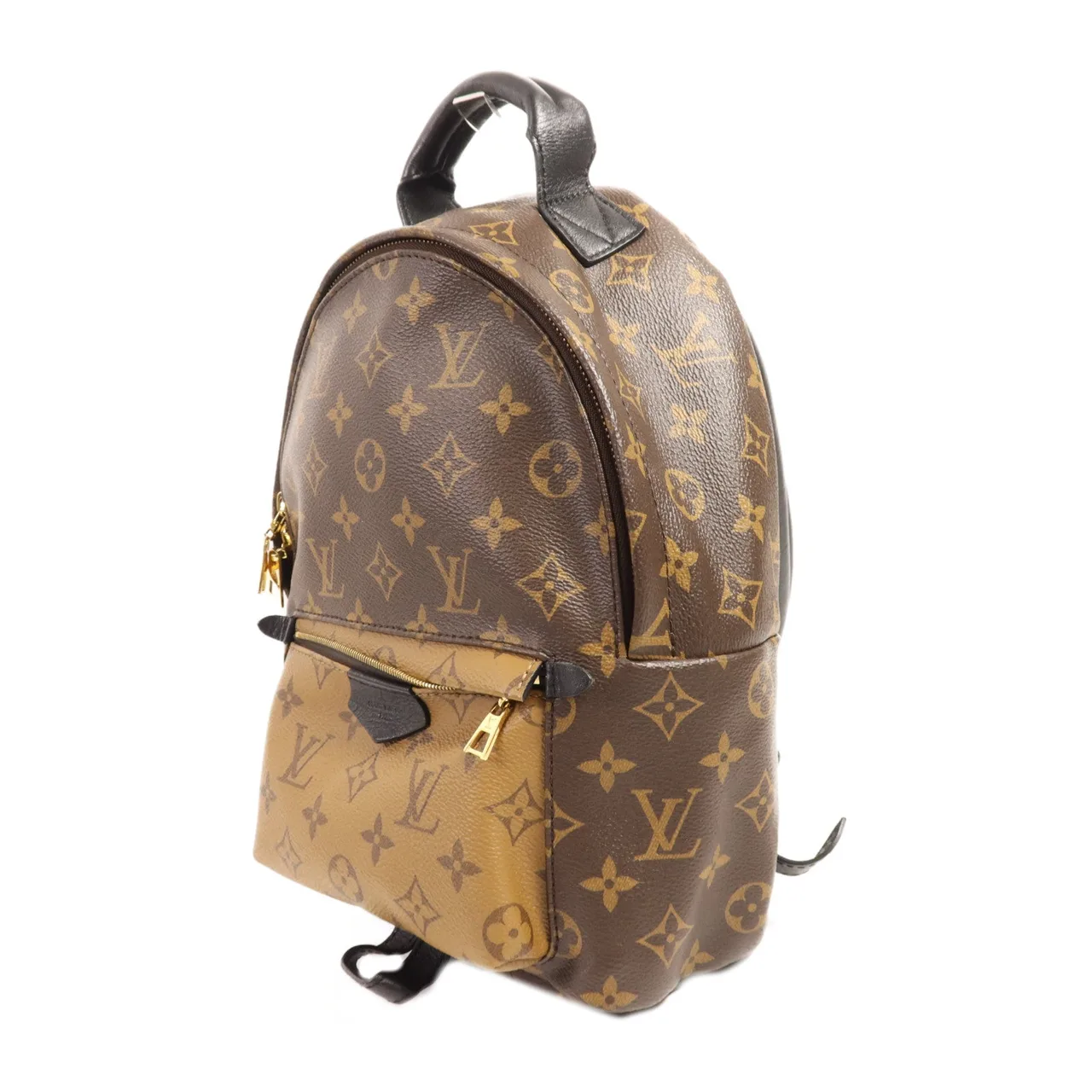 LOUIS VUITTON Palm Springs M43116 背包 塗層帆布 棕色 塗層帆布 中古品A - 縮圖 3