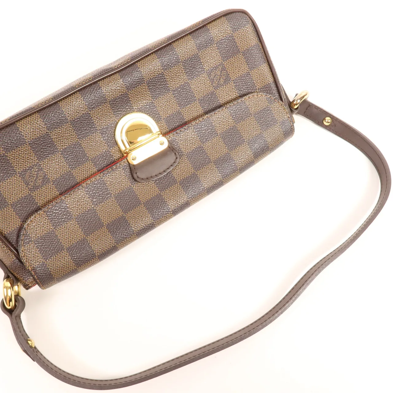 LOUIS VUITTON N60007 肩背包 塗層帆布 棕色 塗層帆布 中古品A - 縮圖 8