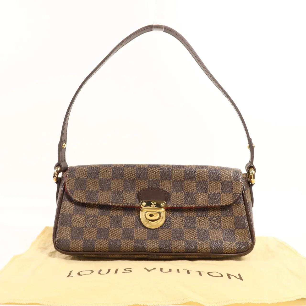 LOUIS VUITTON N60007 肩背包 塗層帆布 棕色 塗層帆布 中古品A - 縮圖 9