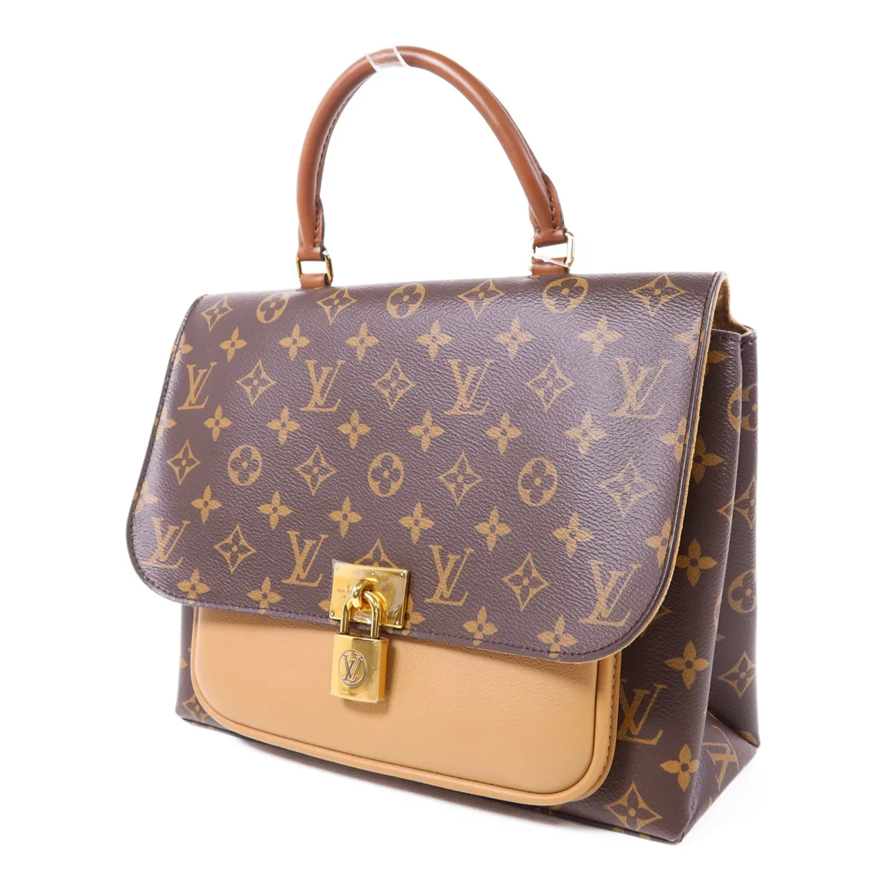 LOUIS VUITTON Marignan M44257 兩用包 塗層帆布 棕色 塗層帆布 中古品A - 縮圖 2