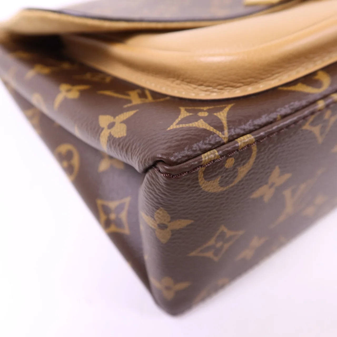LOUIS VUITTON Marignan M44257 兩用包 塗層帆布 棕色 塗層帆布 中古品A - 縮圖 16