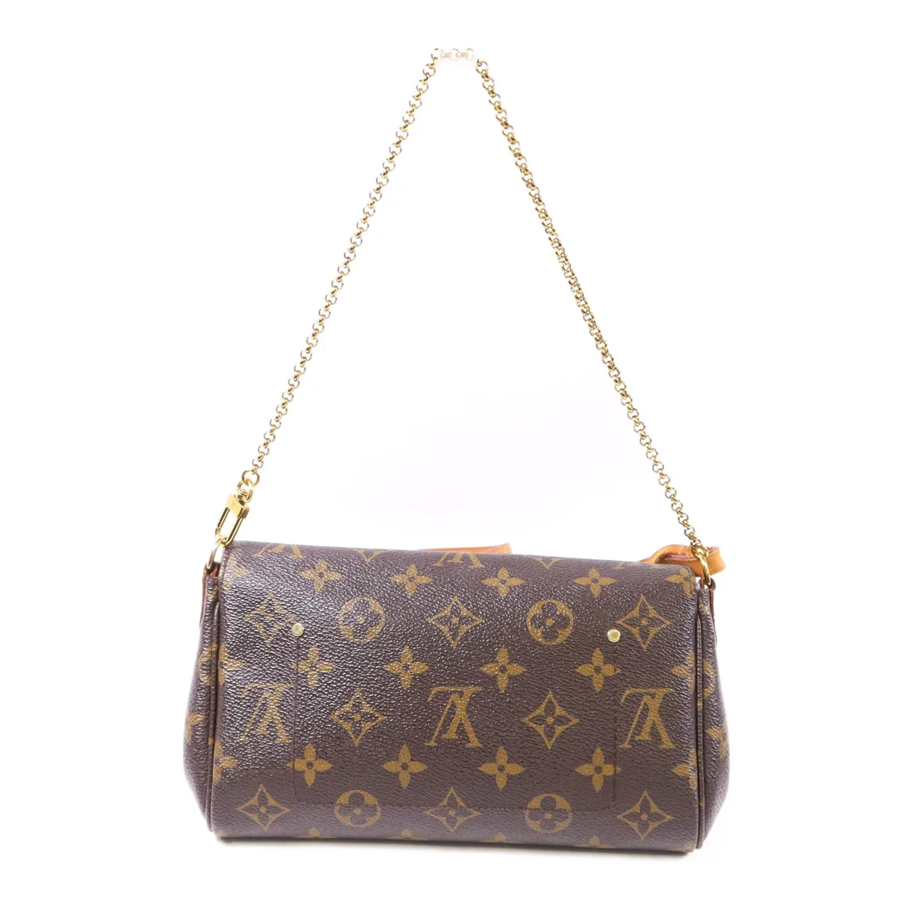 LOUIS VUITTON M40717 兩用包 塗層帆布 棕色 塗層帆布 中古品B - 縮圖 3