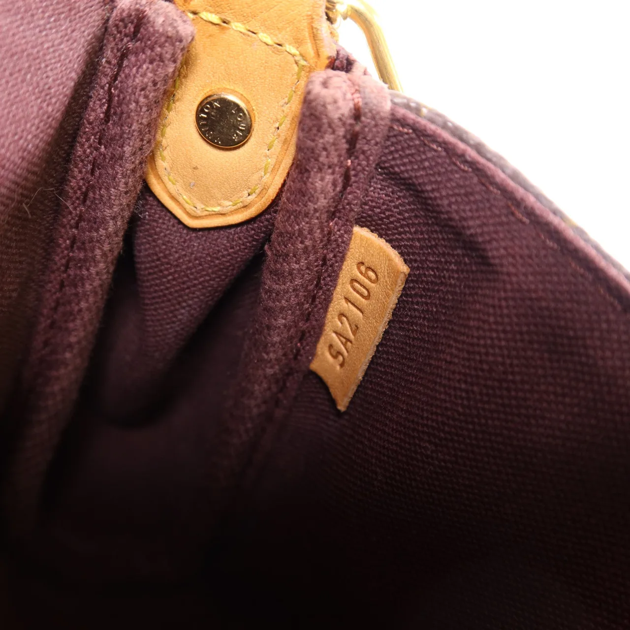 LOUIS VUITTON M40717 兩用包 塗層帆布 棕色 塗層帆布 中古品B - 縮圖 7