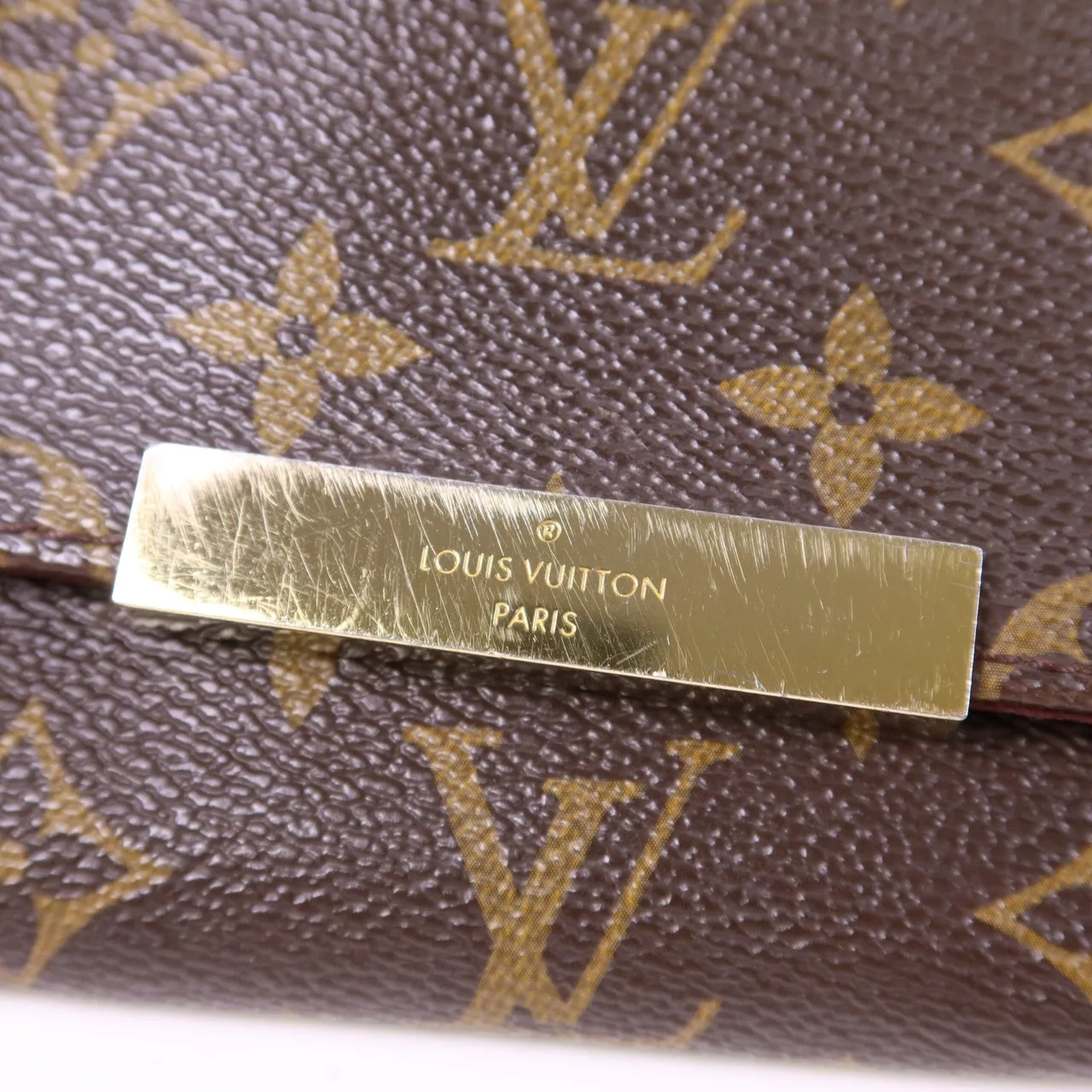 LOUIS VUITTON M40717 兩用包 塗層帆布 棕色 塗層帆布 中古品B - 縮圖 10