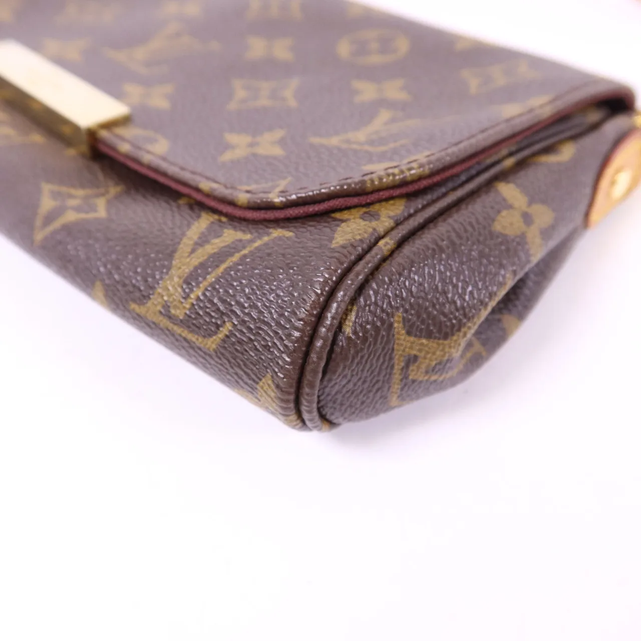 LOUIS VUITTON M40717 兩用包 塗層帆布 棕色 塗層帆布 中古品B - 縮圖 11