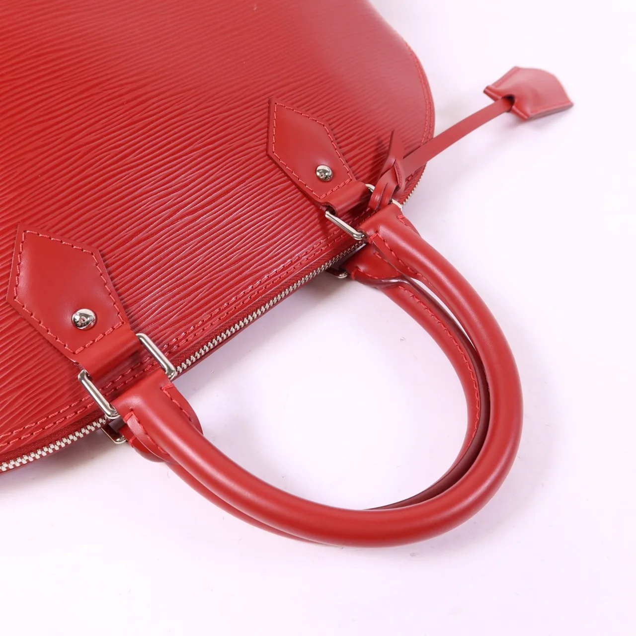 LOUIS VUITTON Alma M40856 手提包 牛皮 紅色 / Red 牛皮 中古品A - 縮圖 5