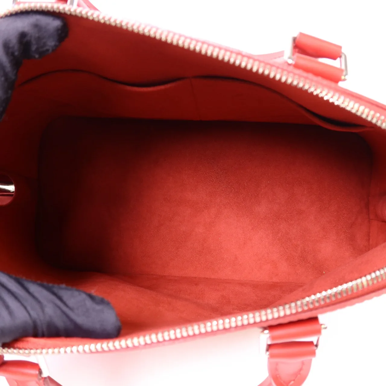 LOUIS VUITTON Alma M40856 手提包 牛皮 紅色 / Red 牛皮 中古品A - 縮圖 6