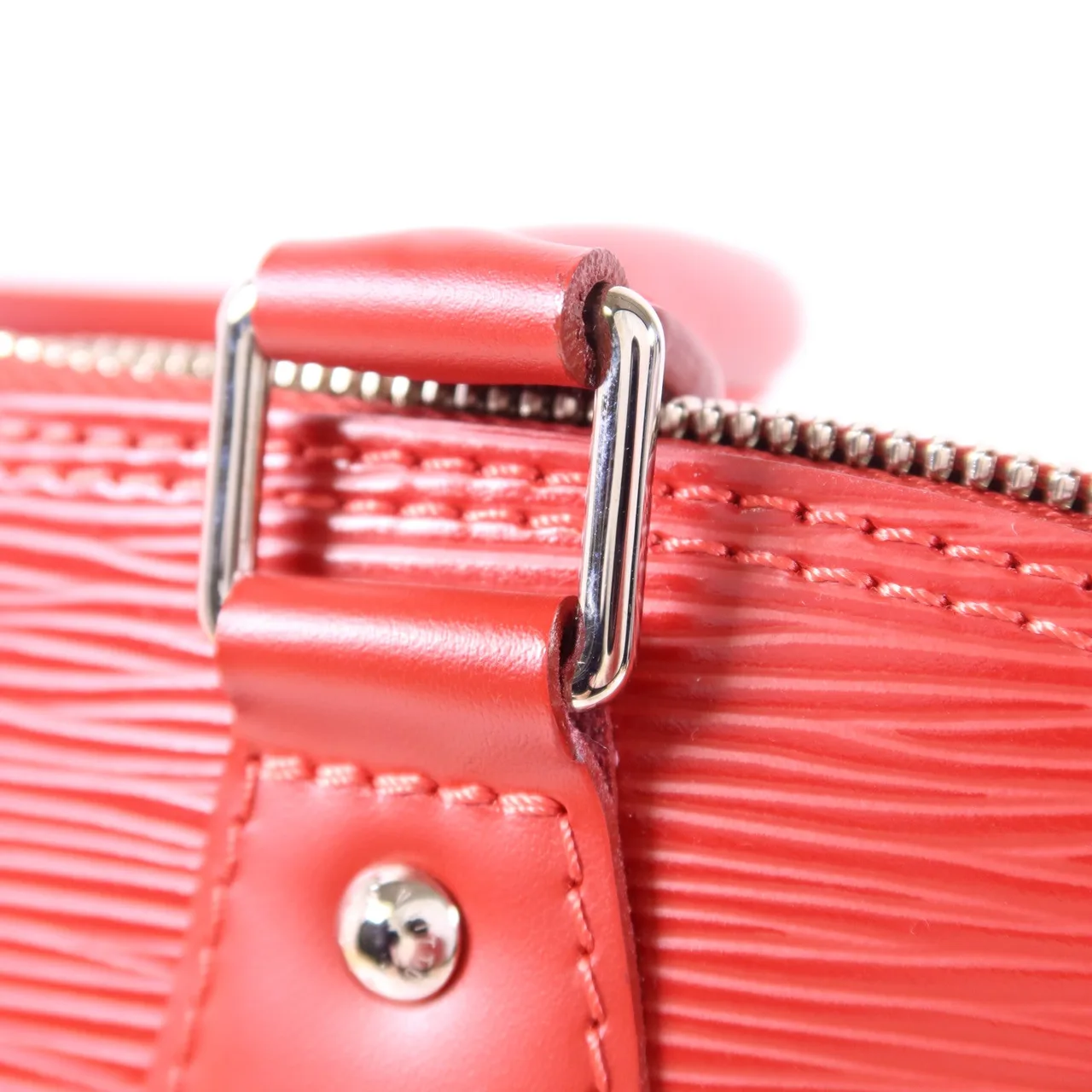 LOUIS VUITTON Alma M40856 手提包 牛皮 紅色 / Red 牛皮 中古品A - 縮圖 10