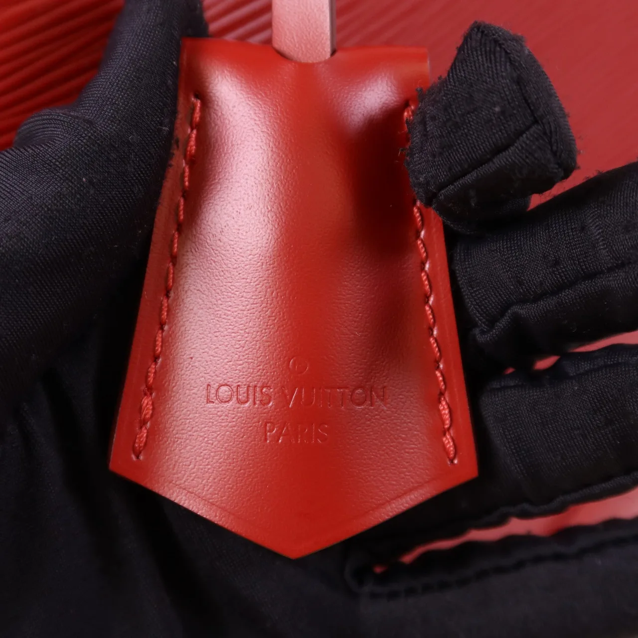 LOUIS VUITTON Alma M40856 手提包 牛皮 紅色 / Red 牛皮 中古品A - 縮圖 12