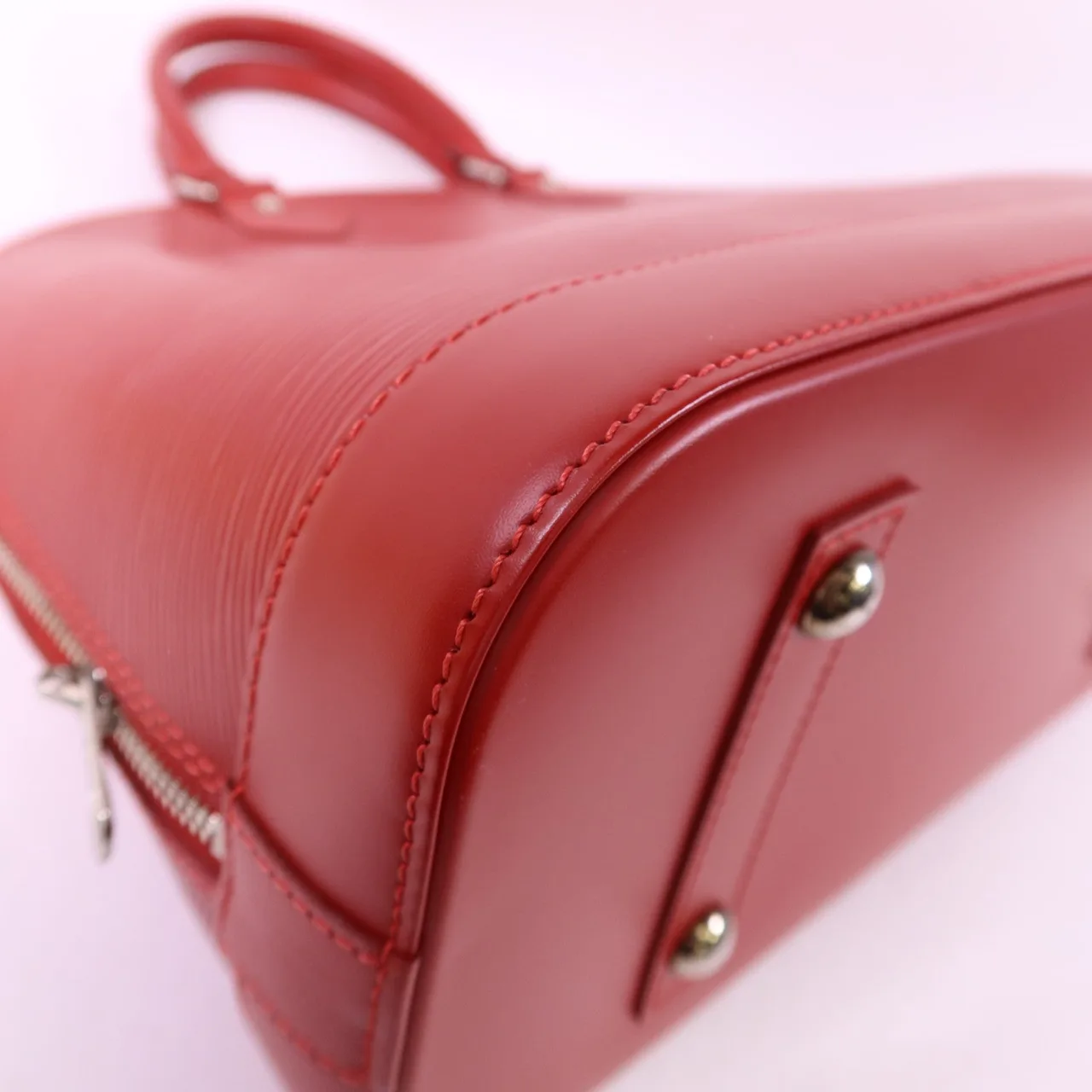 LOUIS VUITTON Alma M40856 手提包 牛皮 紅色 / Red 牛皮 中古品A - 縮圖 16