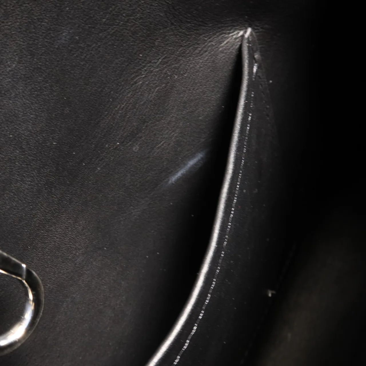 LOUIS VUITTON Capucines N91659 手提包 牛皮 黑色 / Black 牛皮 中古品A - 縮圖 13